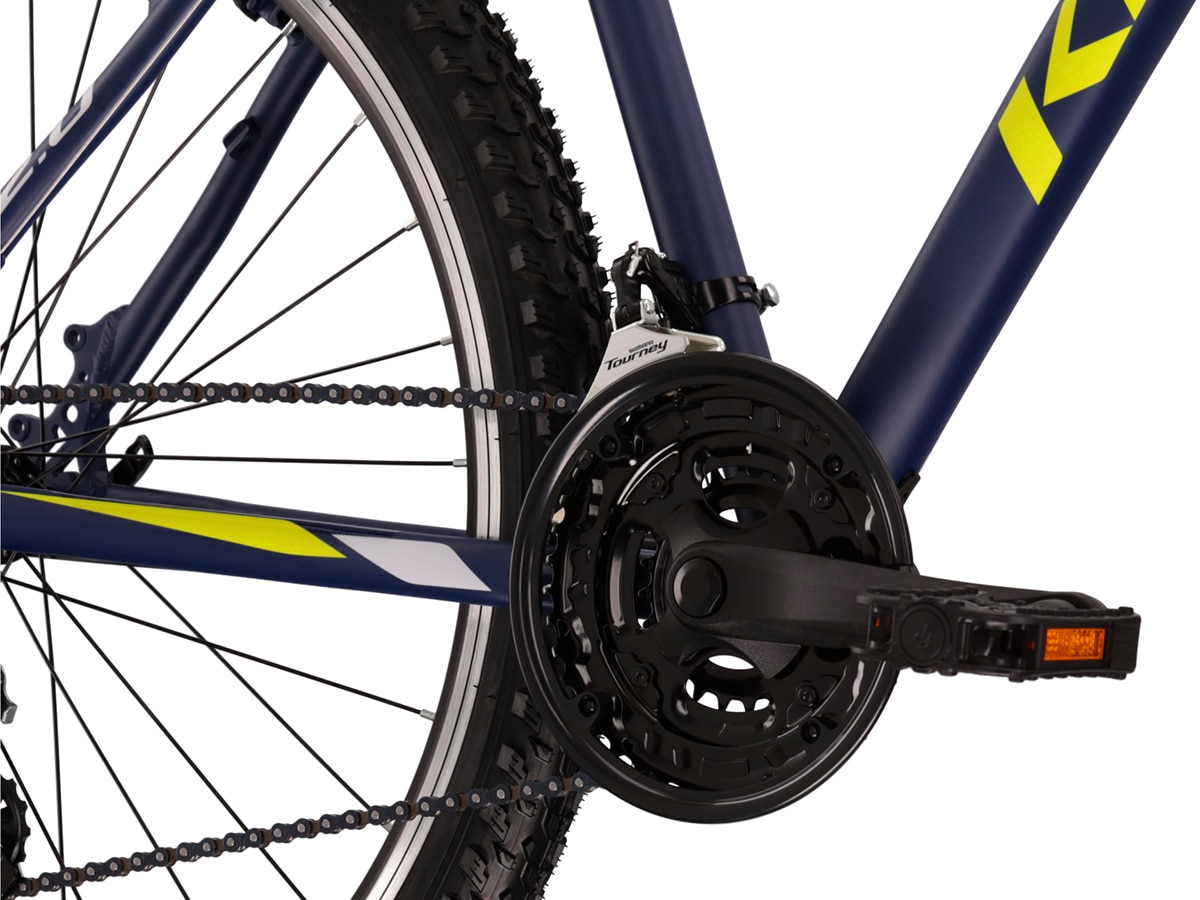 Bicicleta de montaña Hexagon 2.0 26'' Kross - Azul marino / Amarillo Azul marino / Amarillo-5