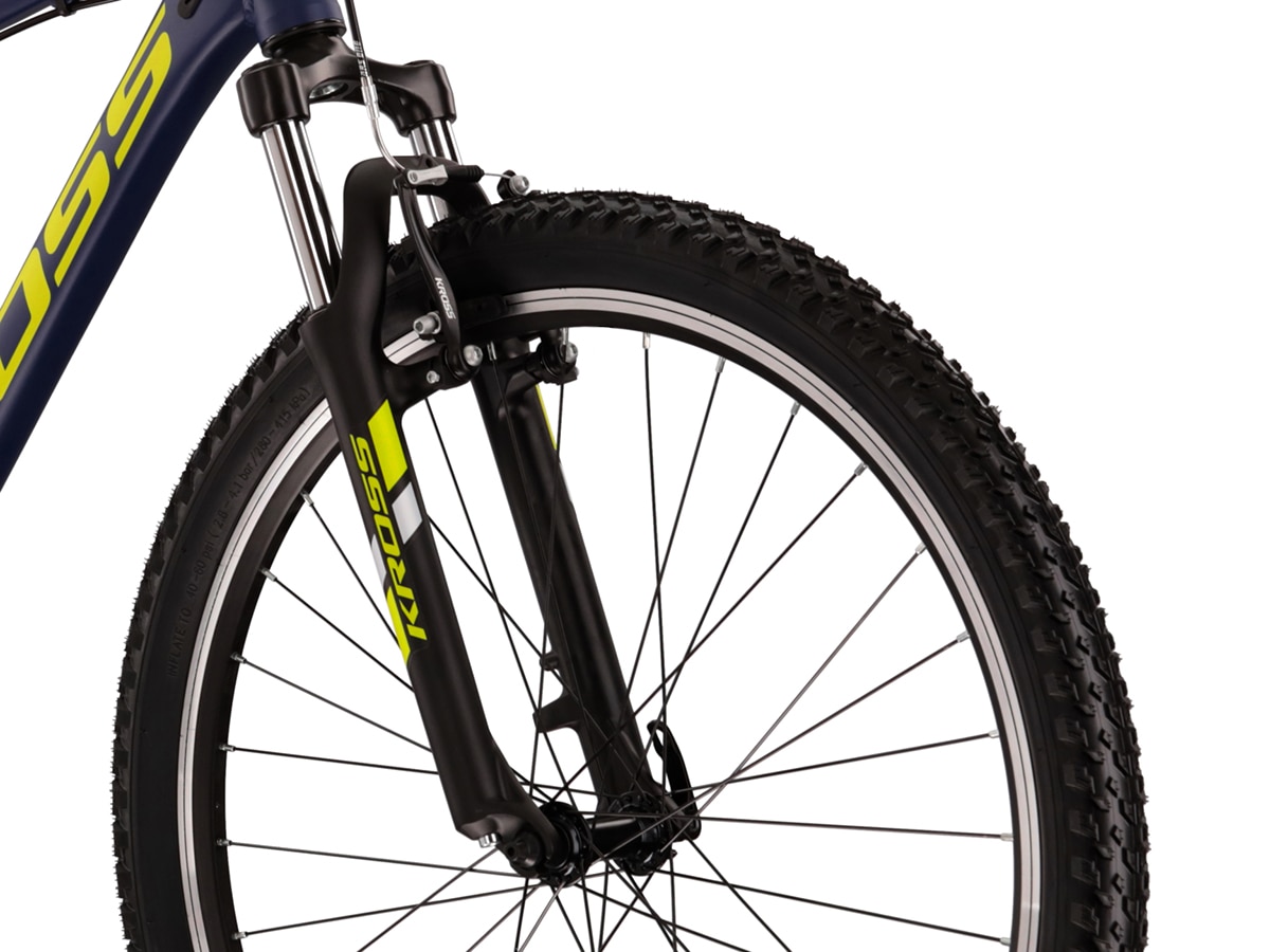 Bicicleta de montaña Hexagon 2.0 26'' Kross - Azul marino / Amarillo Azul marino / Amarillo-7