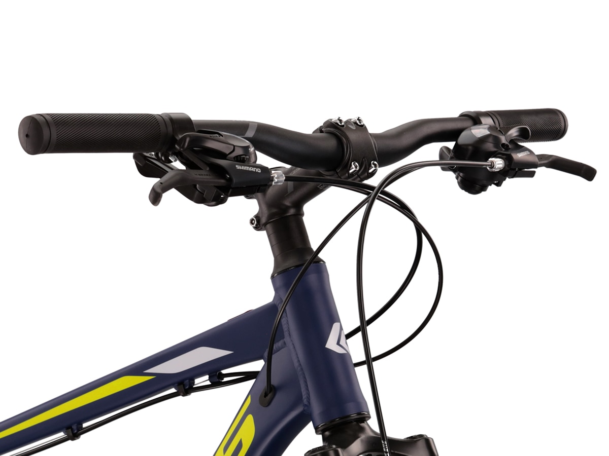 Bicicleta de montaña Hexagon 2.0 26'' Kross - Azul marino / Amarillo Azul marino / Amarillo-8