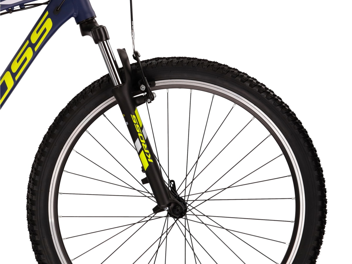 Bicicleta de montaña Hexagon 2.0 26'' Kross - Azul marino / Amarillo Azul marino / Amarillo-9