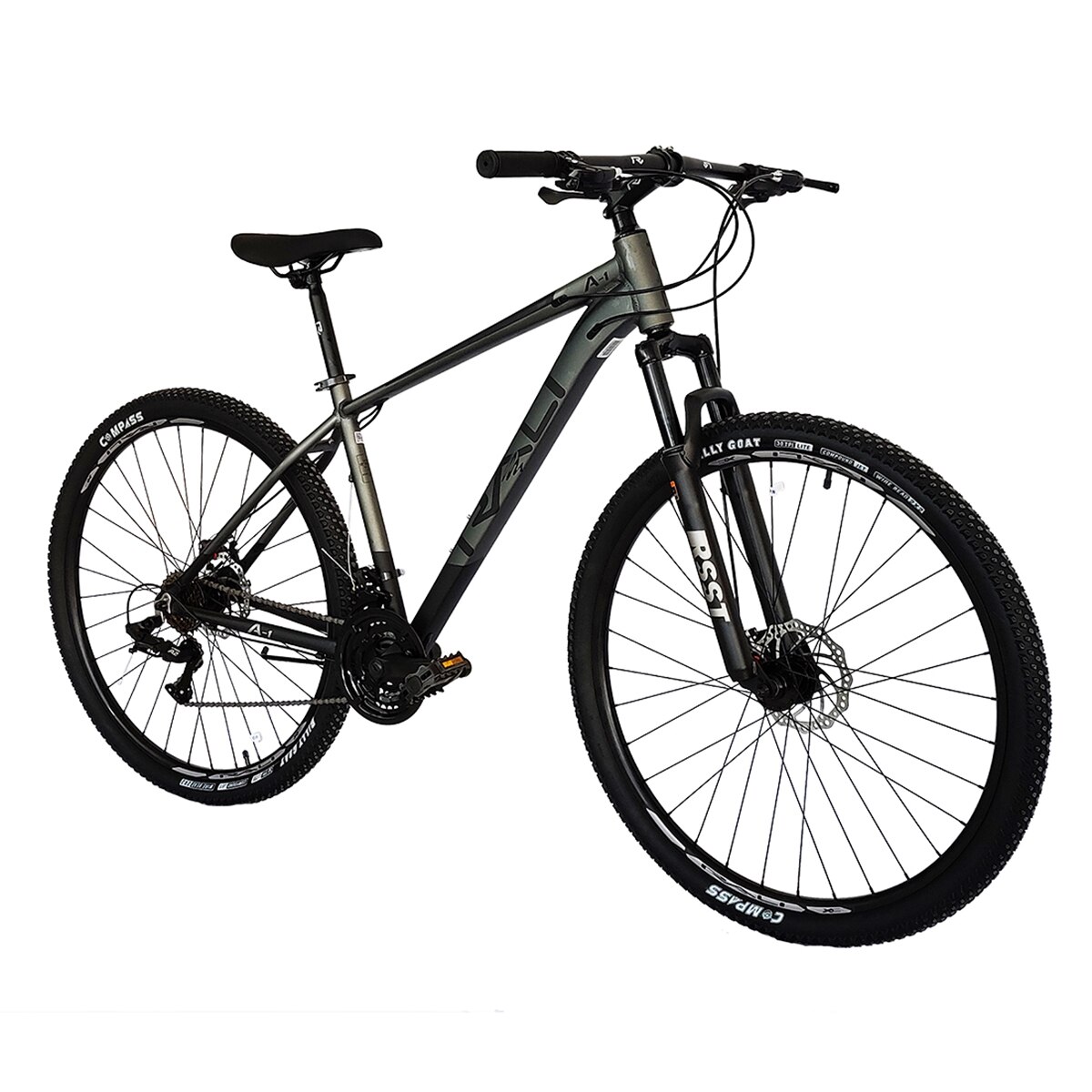 Bicicleta de montaña A1 29" 3x7 Rali Negro / Gris-4