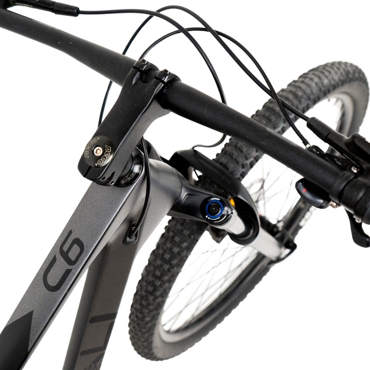 Bicicleta de montaña C6 29" Carbono Rali - Negro / Gris Negro / Gris-2