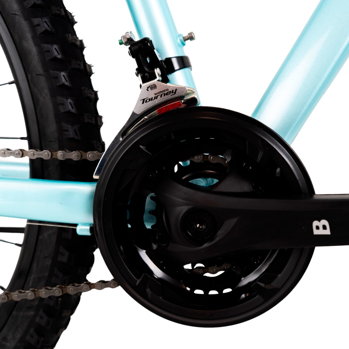 Bicicleta de Montanha Unissexo Bkom 721 Turquesa-3