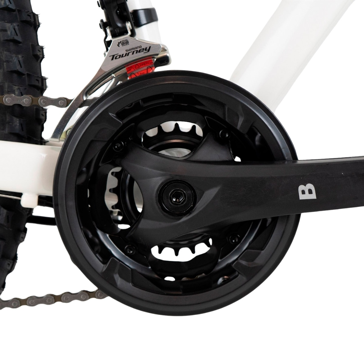 Bicicleta de Montanha Unissexo Bkom 721 Branco-3
