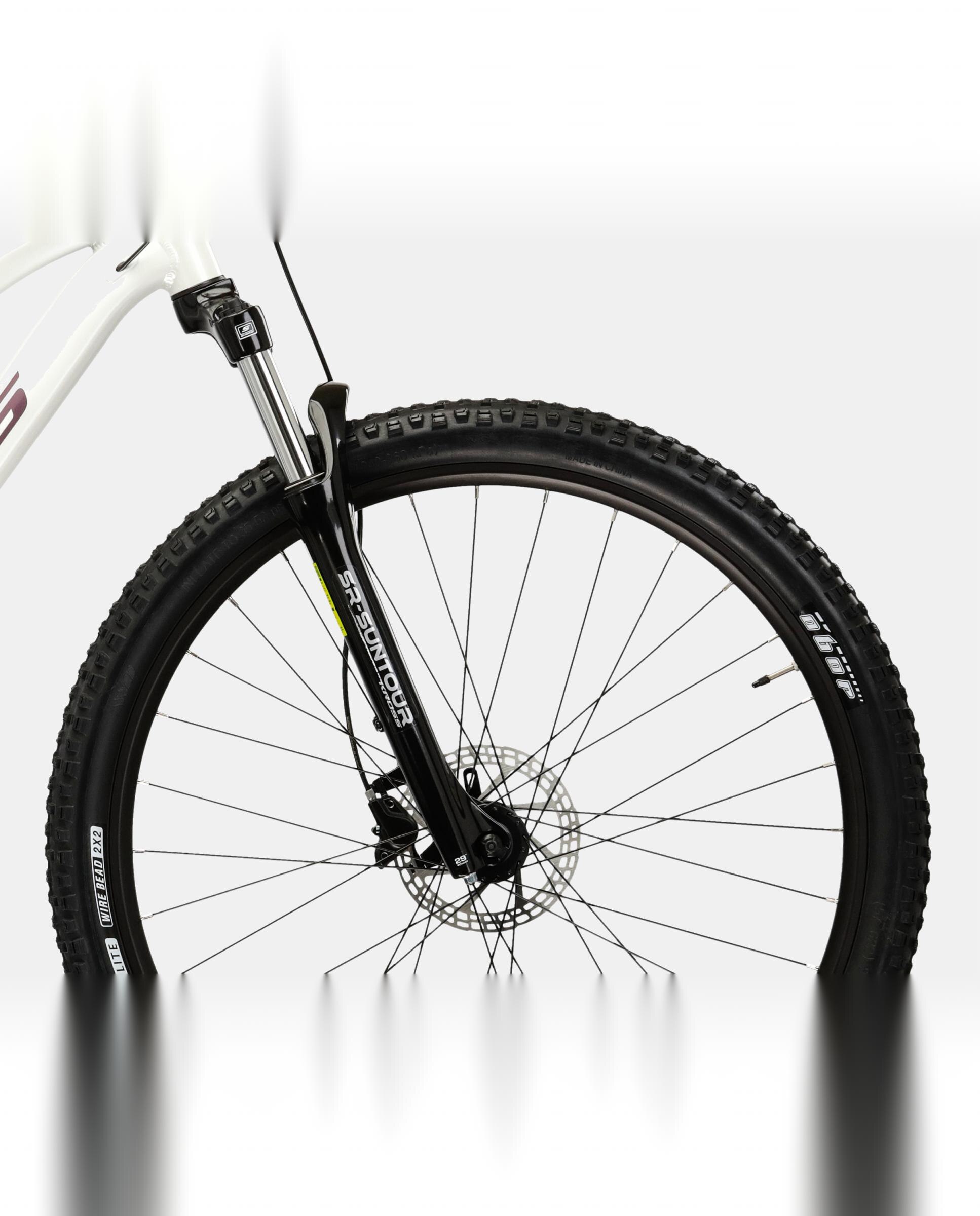 Bicicleta de Montaña de Mujer Lea 4.0 Kross - Blanco / Morado Blanco / Morado-10