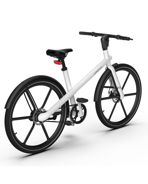 Bicicleta eléctrica ciudad UNI4 27,5'' Honbike - Blanco Blanco-2