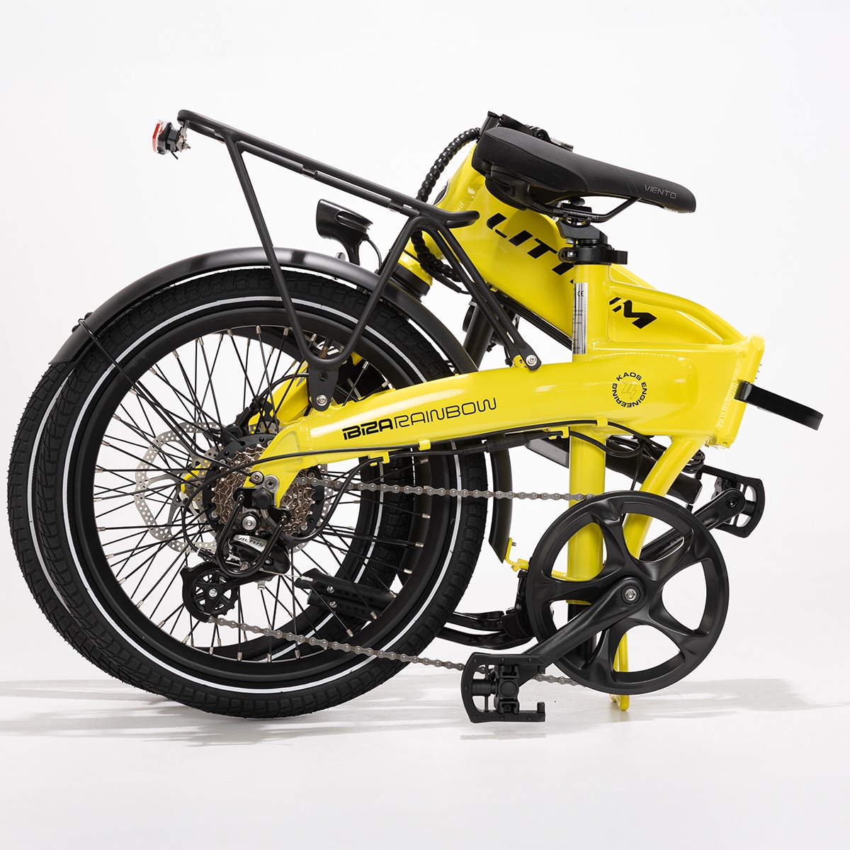 Bicicleta Elétrica Dobrável Ibiza Rainbow - Yellow Stone Amarelo-9