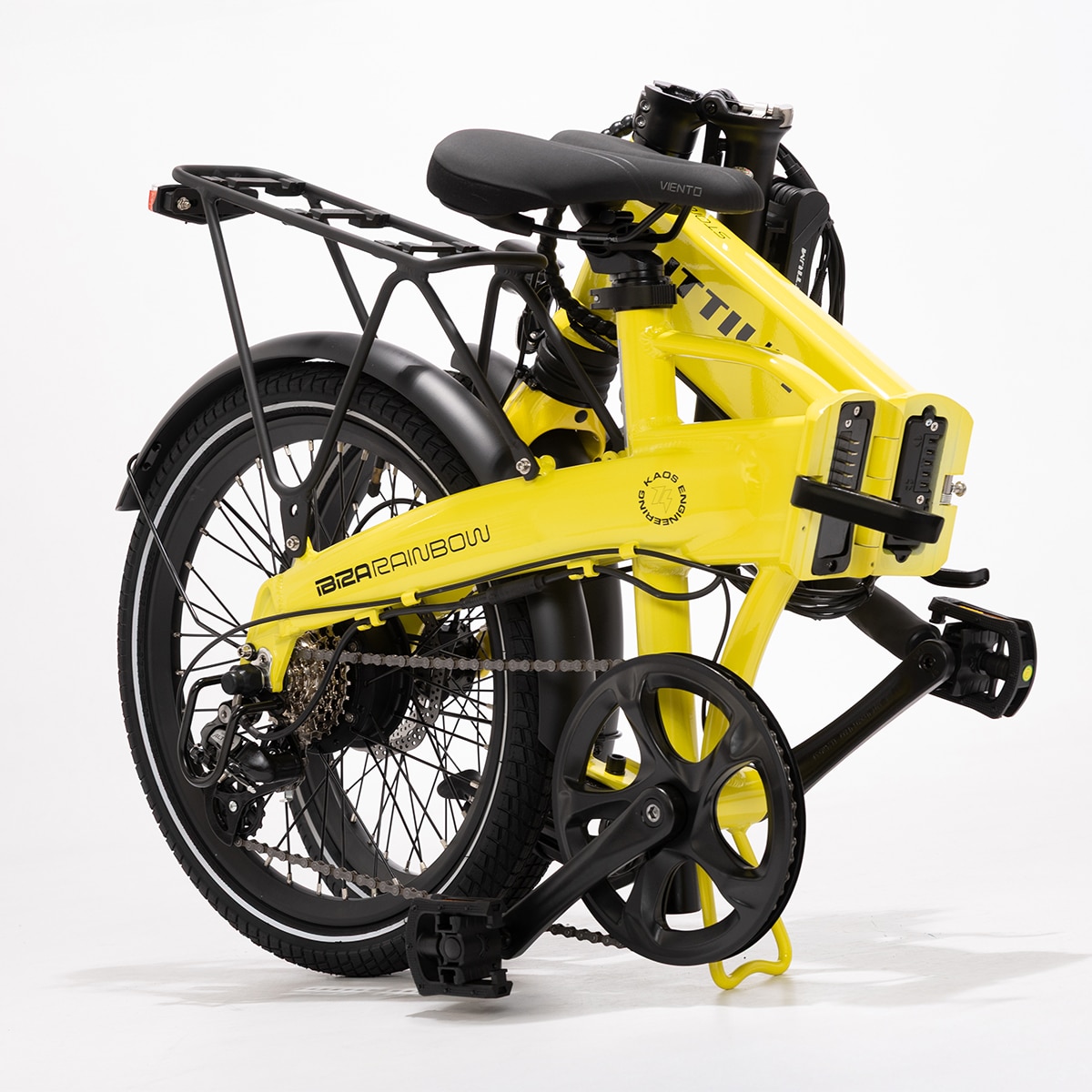 Bicicleta Elétrica Dobrável Ibiza Rainbow - Yellow Stone Amarelo-10