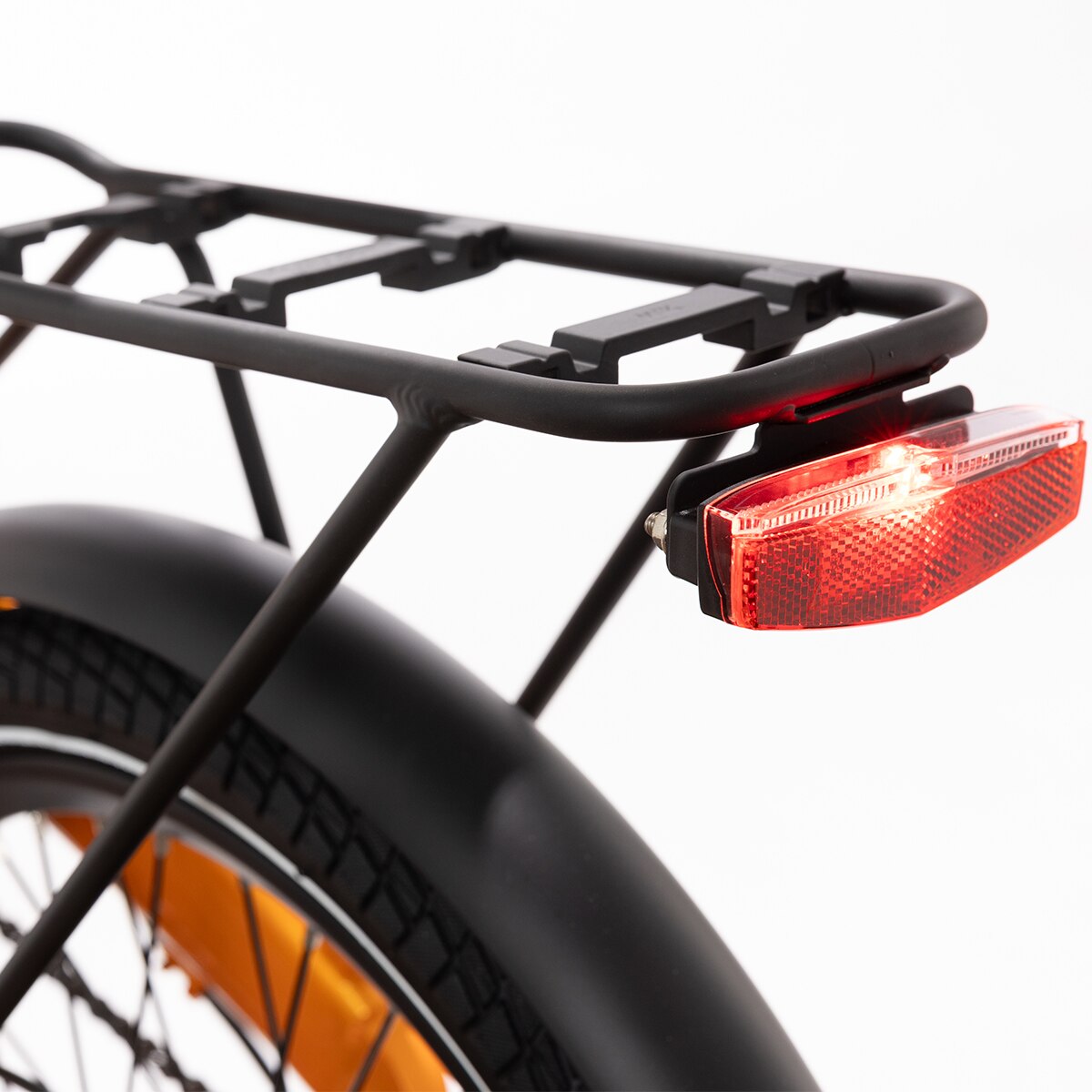 Bicicleta Elétrica Dobrável Ibiza Rainbow - Orange Juice Laranja-6