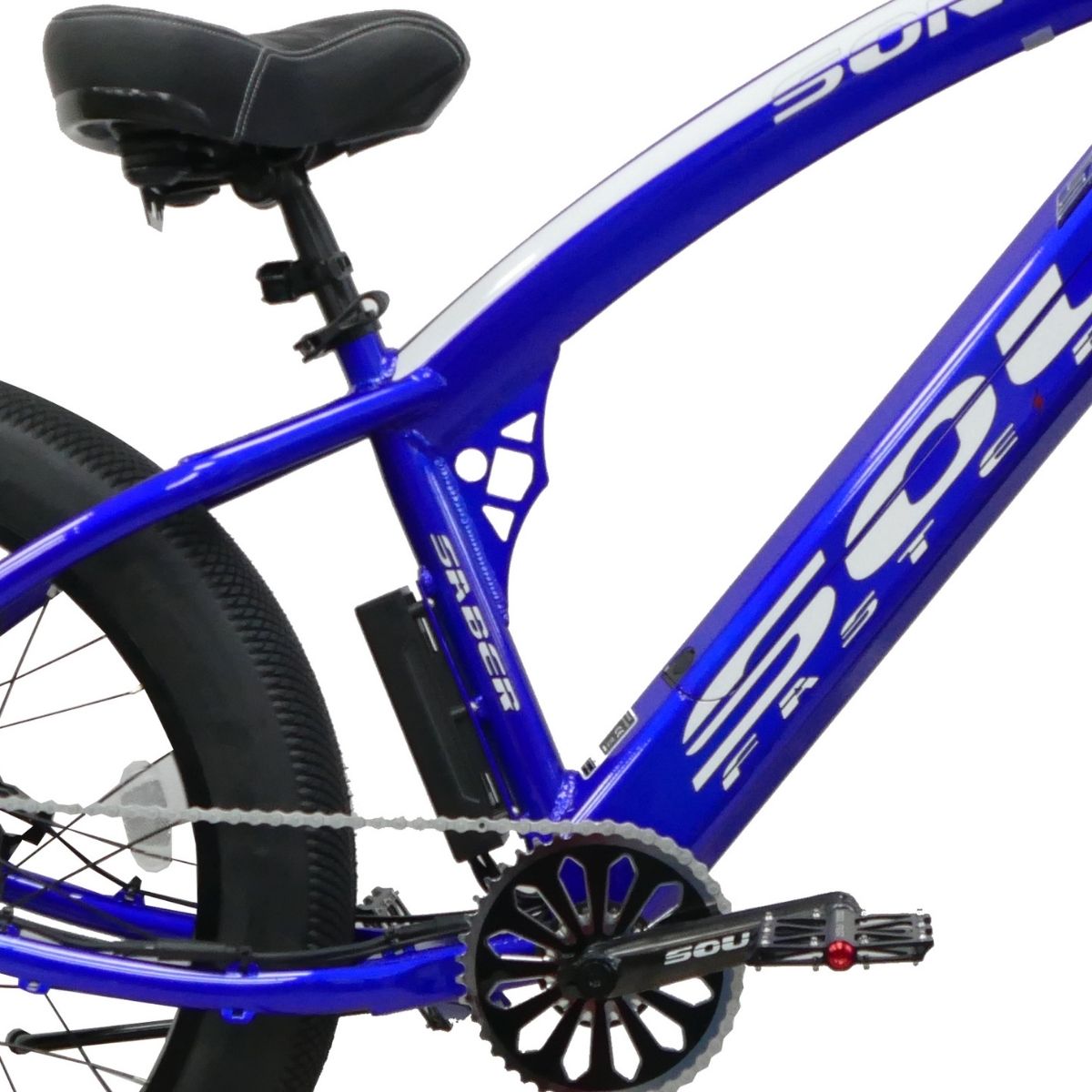 Bicicleta eléctrica de hombre SABER Pro 24' Soul - Azul marino / Blanco Azul marino / Blanco-3