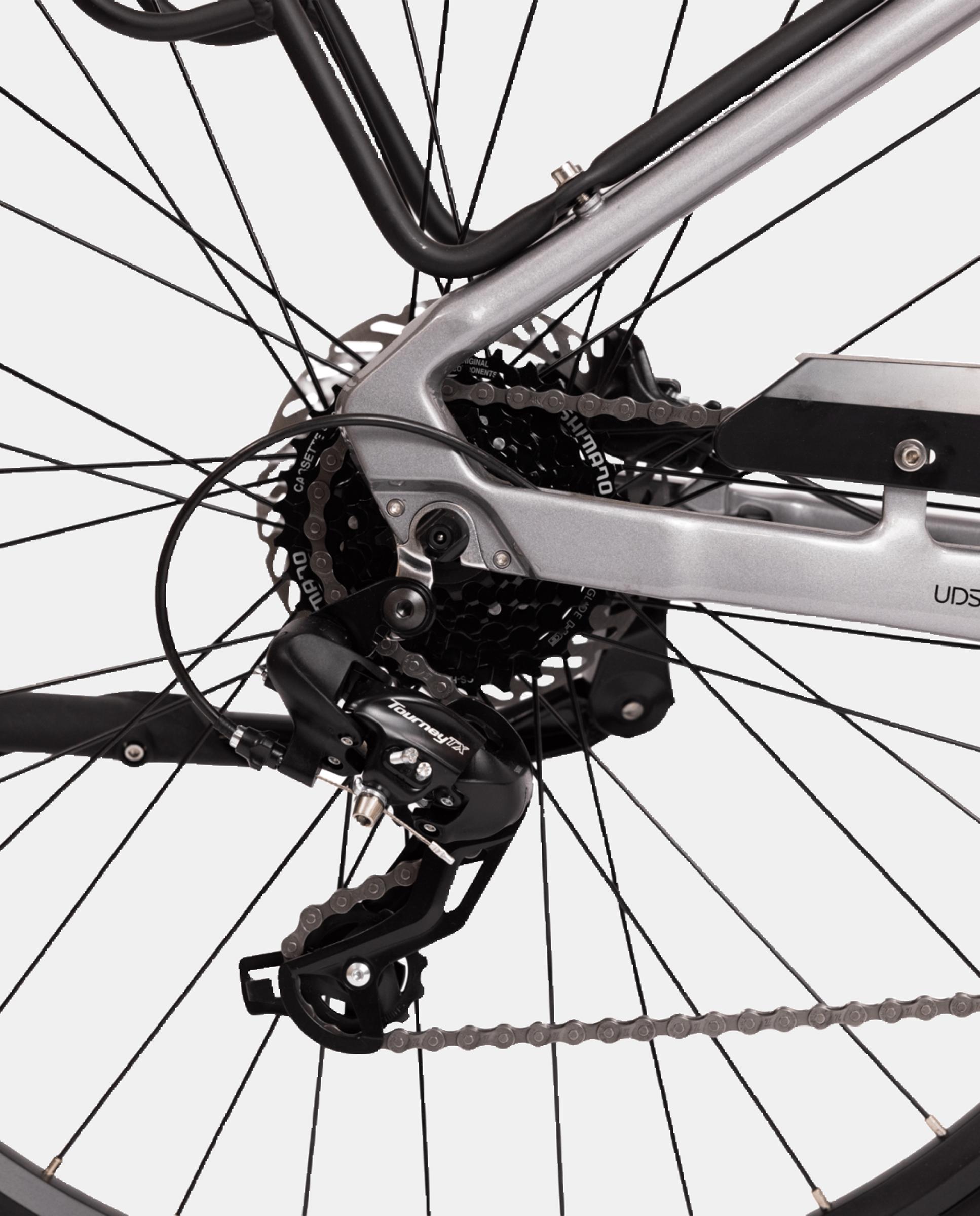 Bicicleta Electrica Unisex Ecity 700 Rali - Plata Plata-3