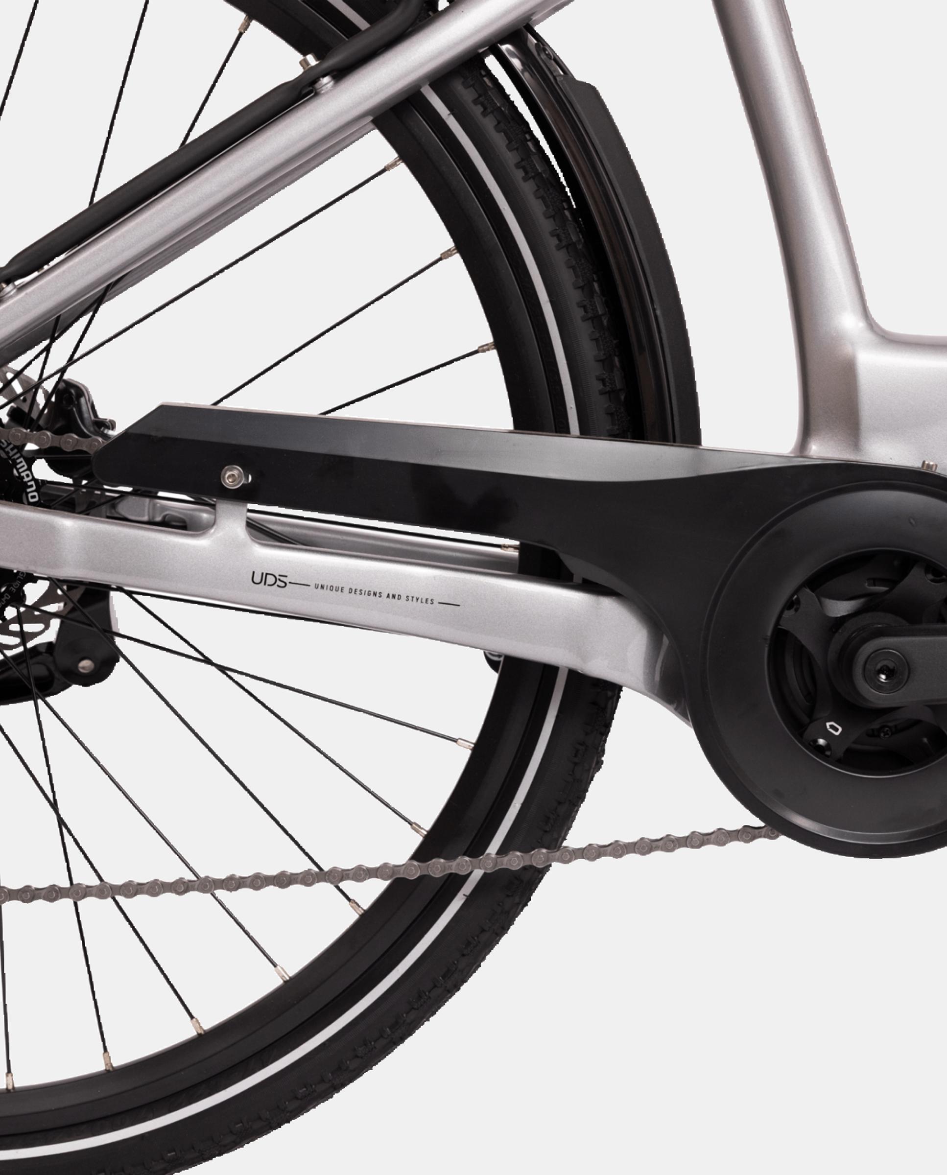 Bicicleta Electrica Unisex Ecity 700 Rali - Plata Plata-10