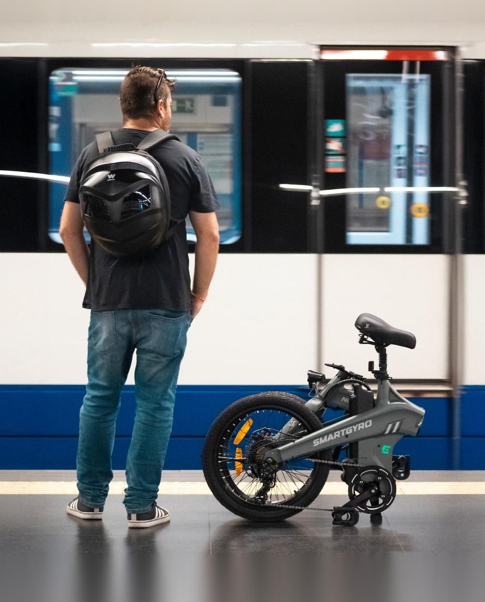 Bicicleta eléctrica Nimbus Smartgyro Cinzento-7