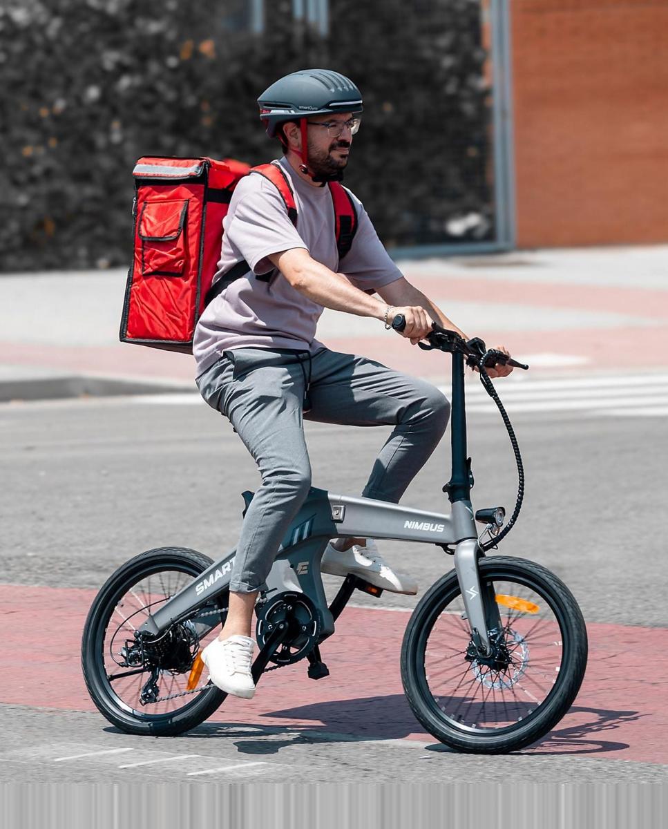 Bicicleta eléctrica Nimbus Smartgyro Cinzento-8