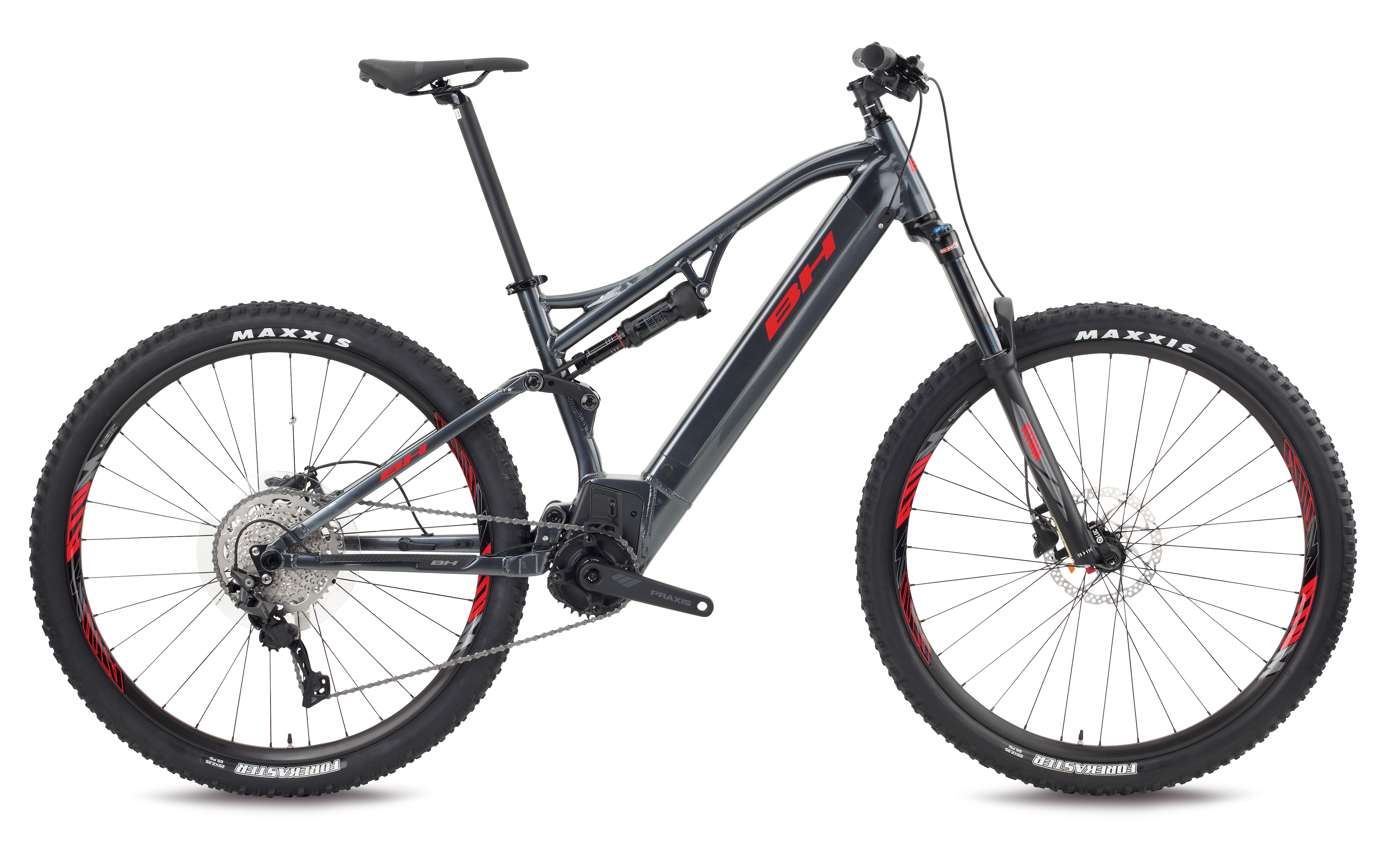 Imagen 1 de Bicicleta eléctrica Atom LYNX 8.0 29'' BH - Gris / Rojo Gris / Rojo