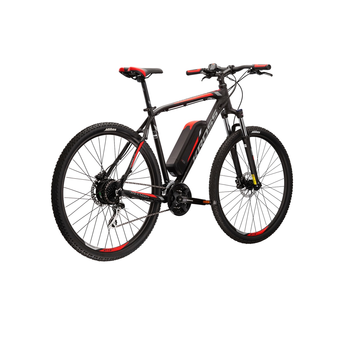 Bicicleta eléctrica Hexagon Boost 1.0 Kross - Negro Negro-2