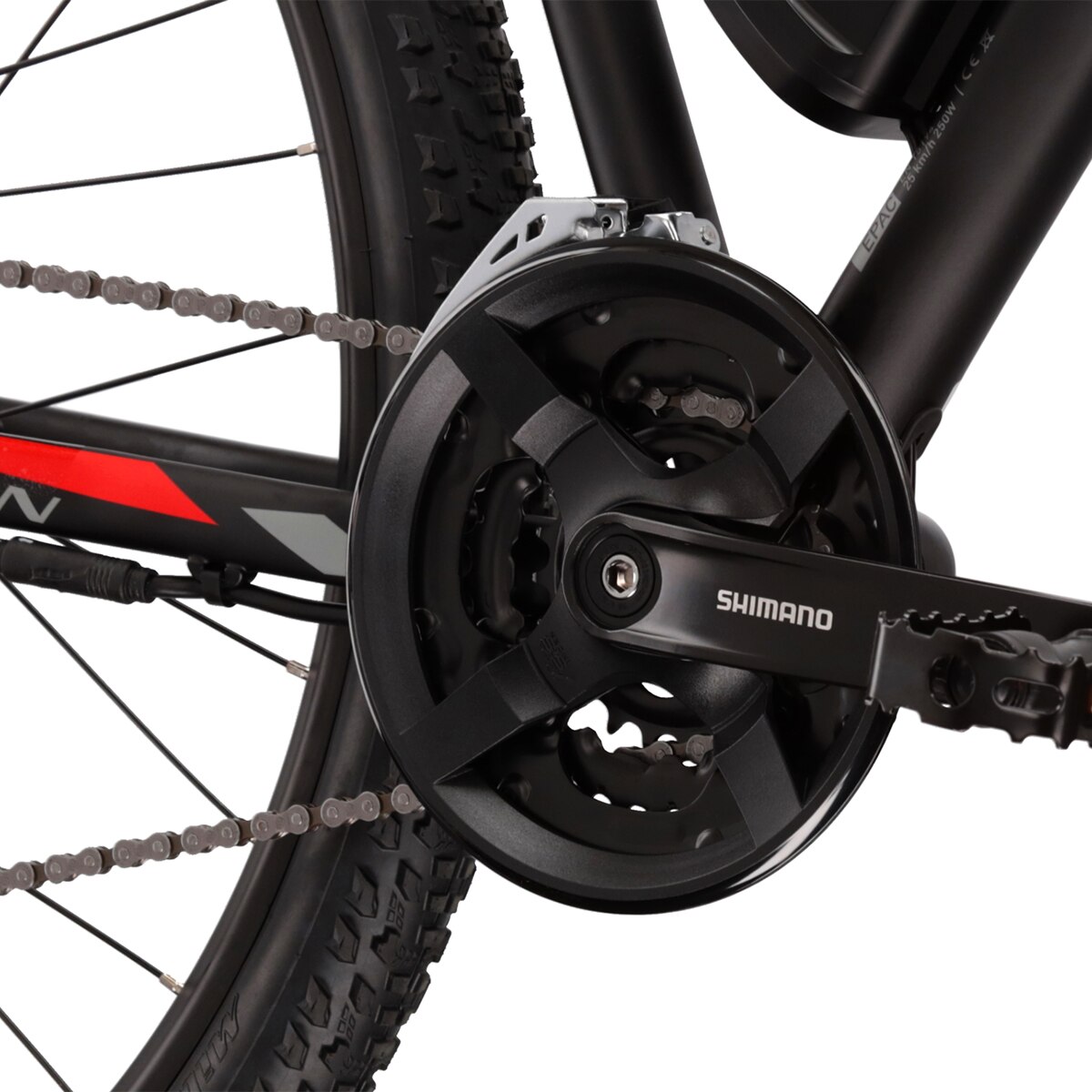 Bicicleta eléctrica Hexagon Boost 1.0 Kross - Negro Negro-5