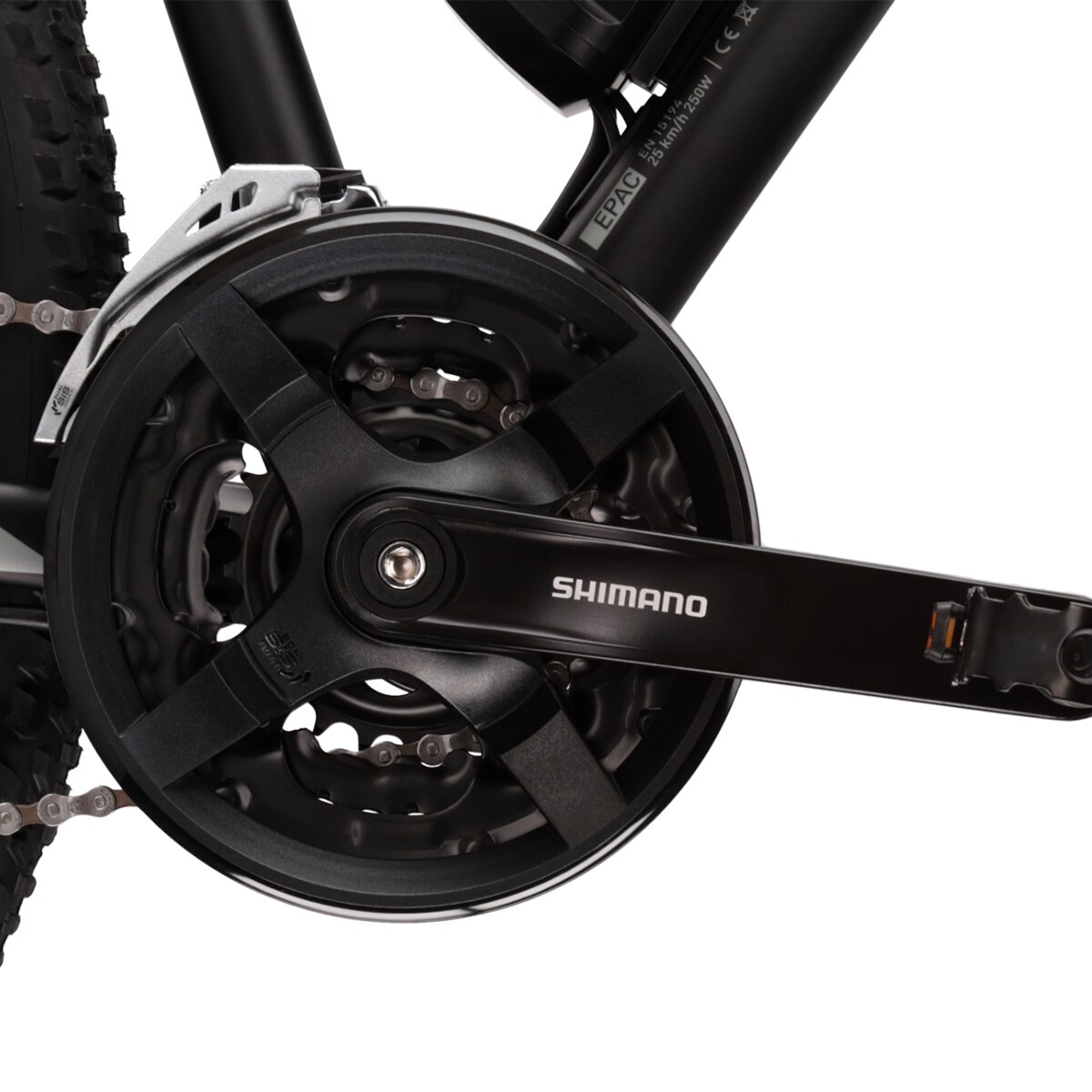 Bicicleta eléctrica Hexagon Boost 1.0 Kross - Negro Negro-6