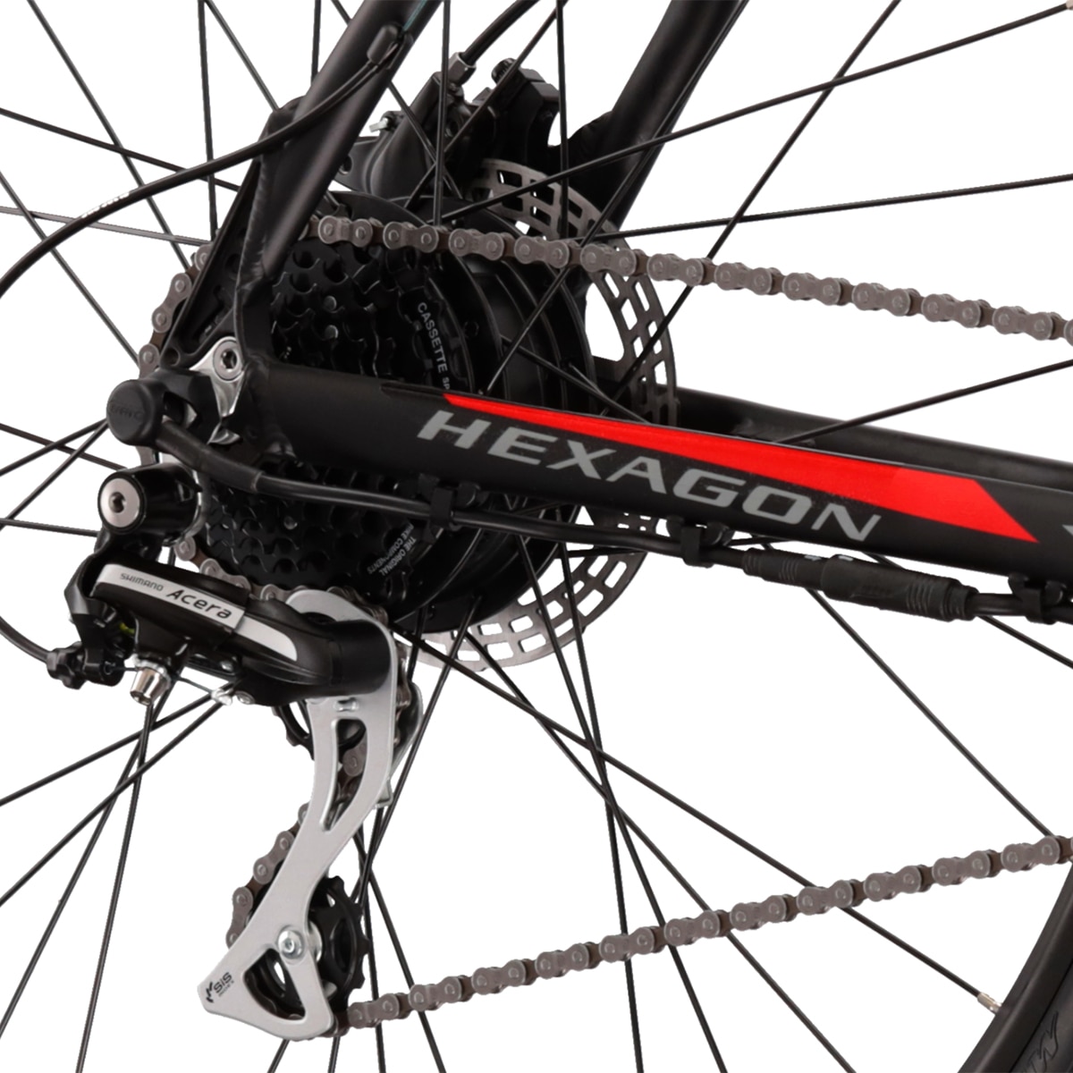Bicicleta eléctrica Hexagon Boost 1.0 Kross - Negro Negro-7