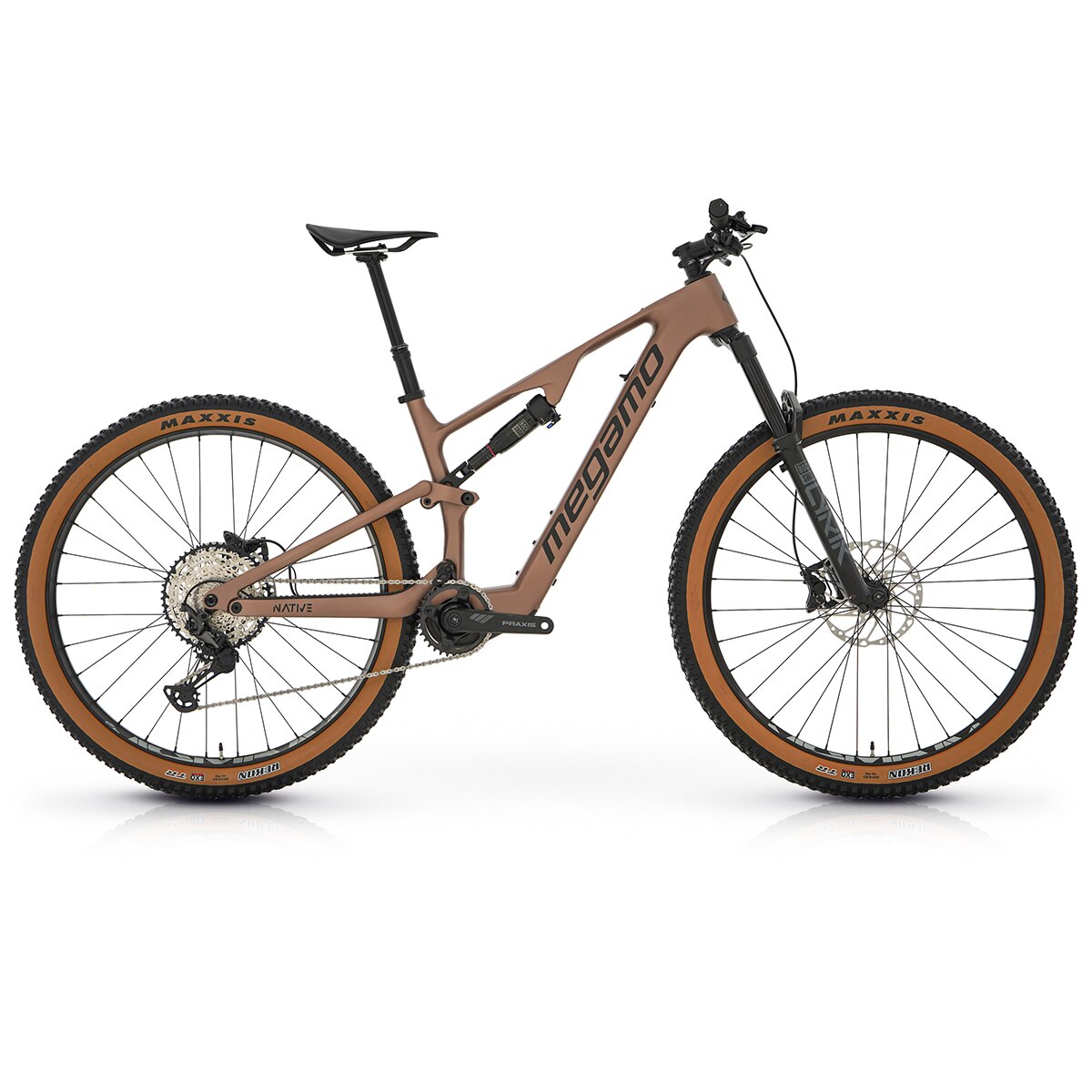 Bicicleta eléctrica Native 24 Megamo - Marrón Marrón-1