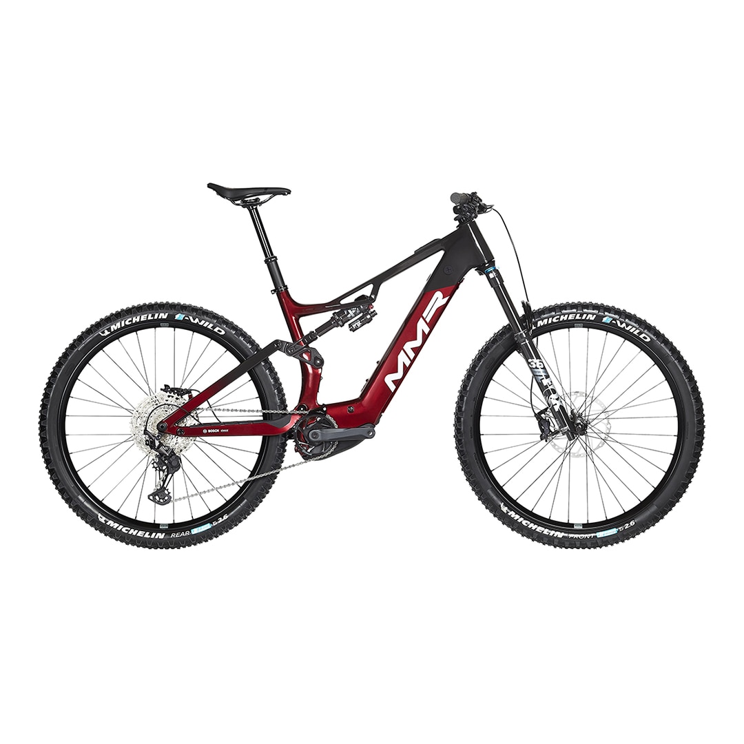 Bicicleta eléctrica Full Power Q 150 10 2025 MMR - Rojo Rojo-1