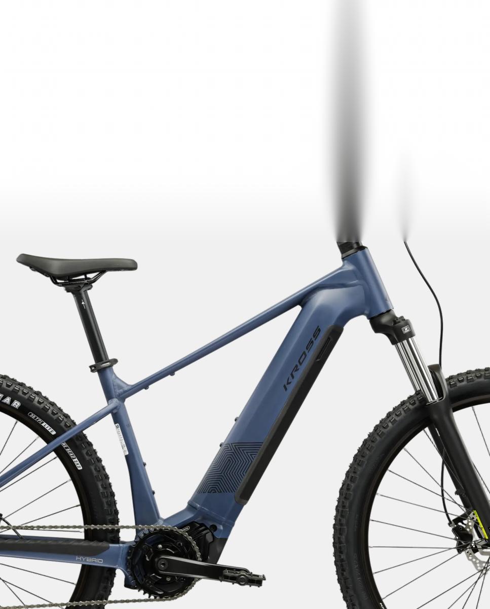 Bicicleta Eléctrica de Hombre Influx 1.0 720 Kross - Azul grisáceo Azul grisáceo-6