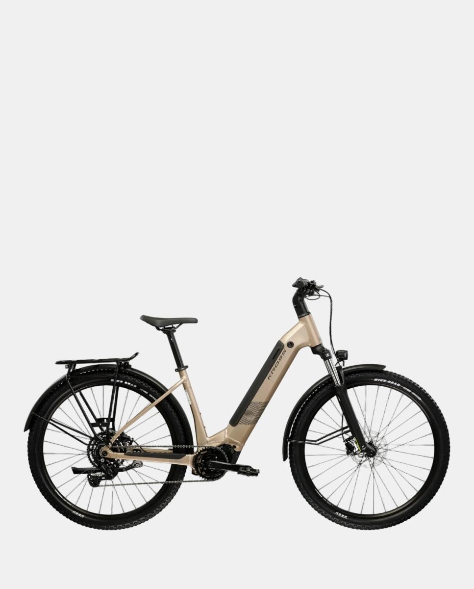 Bicicleta Eléctrica de Hombre Influx Suv 1.0 820 Kross - Marrón oscuro Marrón oscuro-1