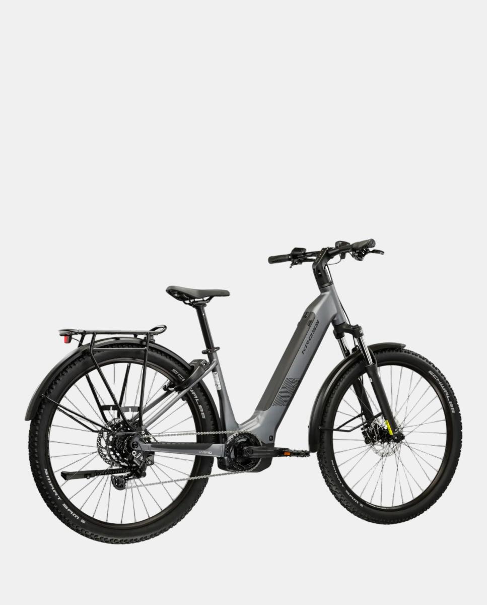 Bicicleta Eléctrica de Hombre Influx Suv 2.0 600 Kross - Gris plomo Gris plomo-2