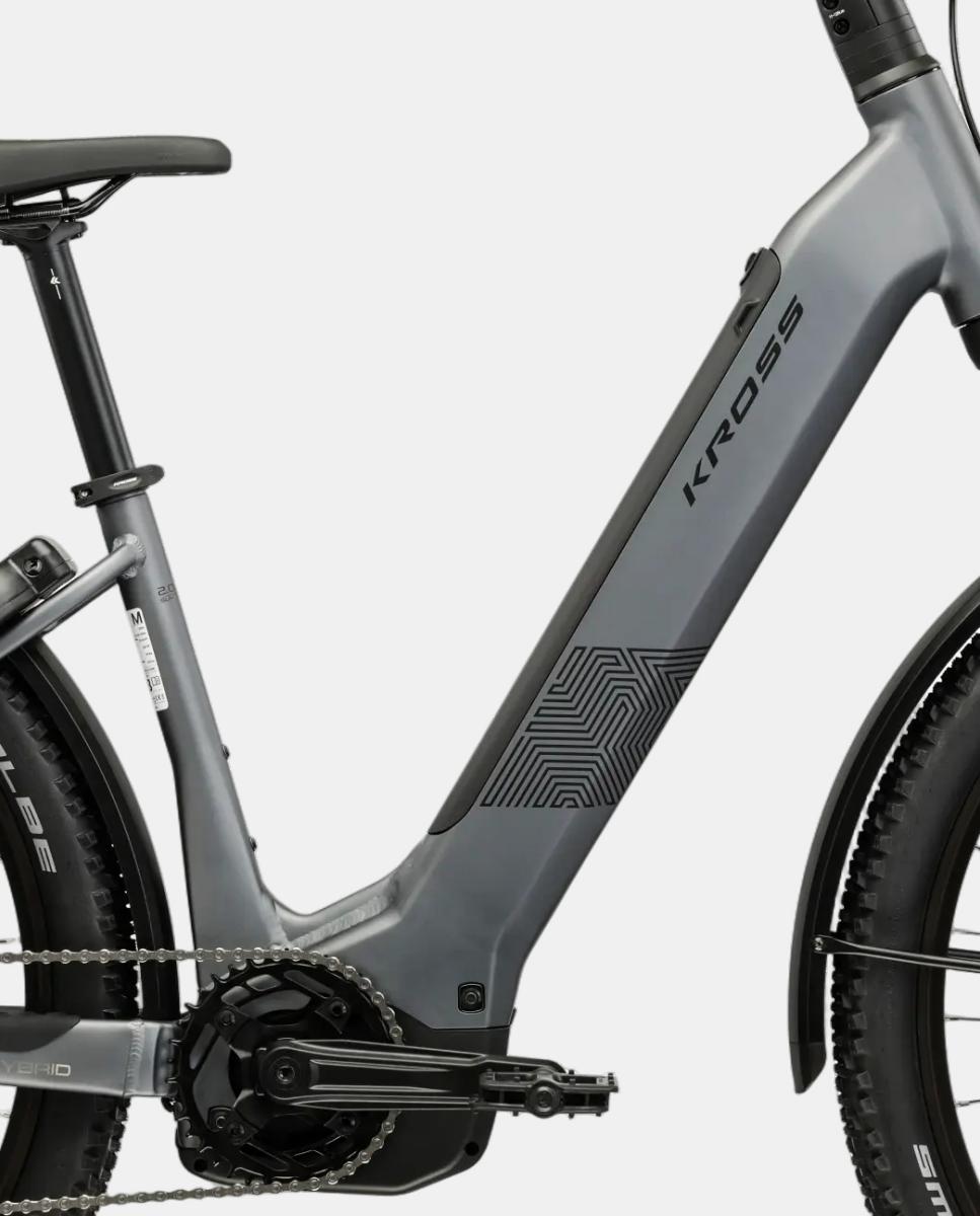 Bicicleta Eléctrica de Hombre Influx Suv 2.0 600 Kross - Gris plomo Gris plomo-13