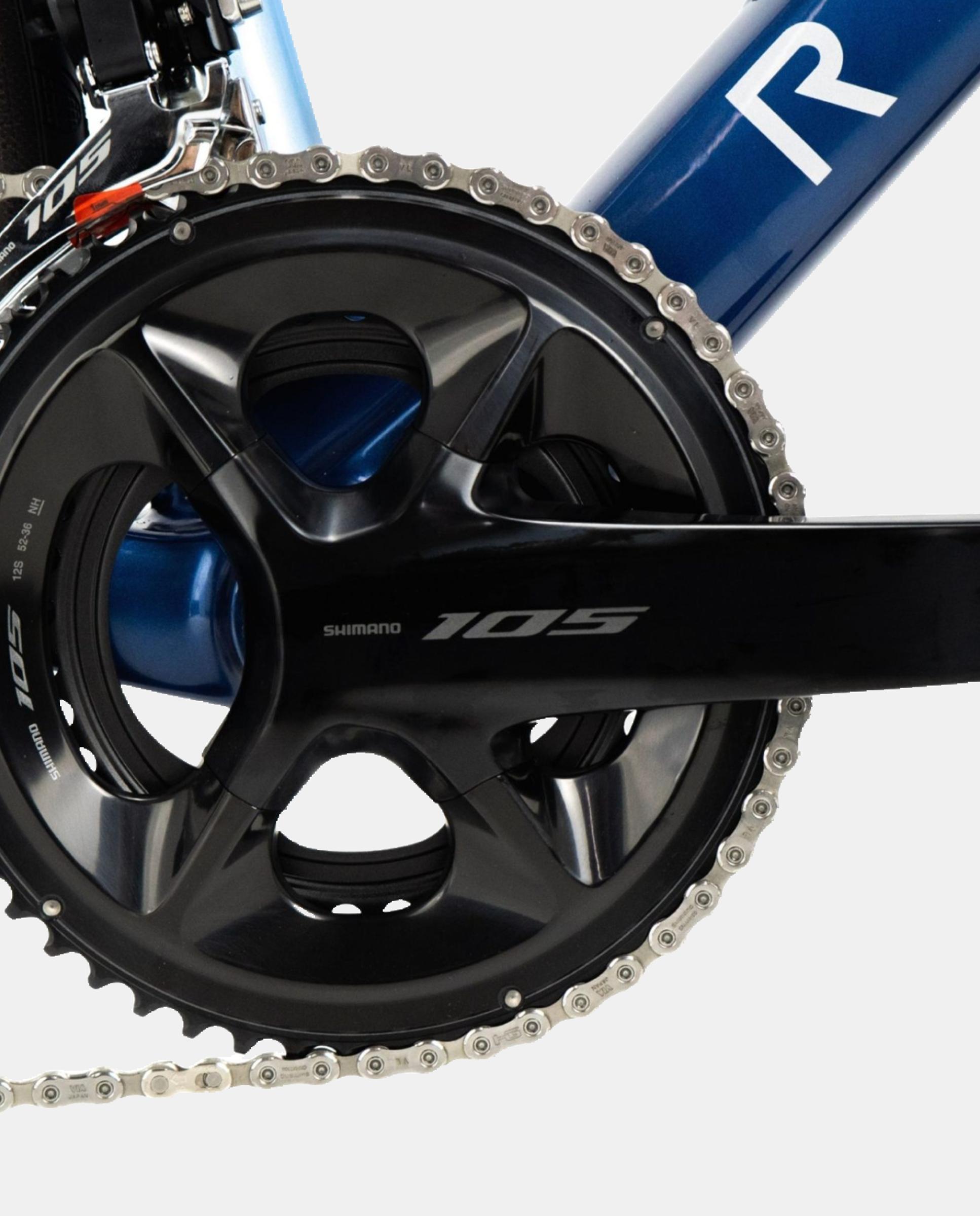 Bicicleta Carretera Unisex Ruta Rds 700 Rueda Carbono Rali - Azul Azul-2