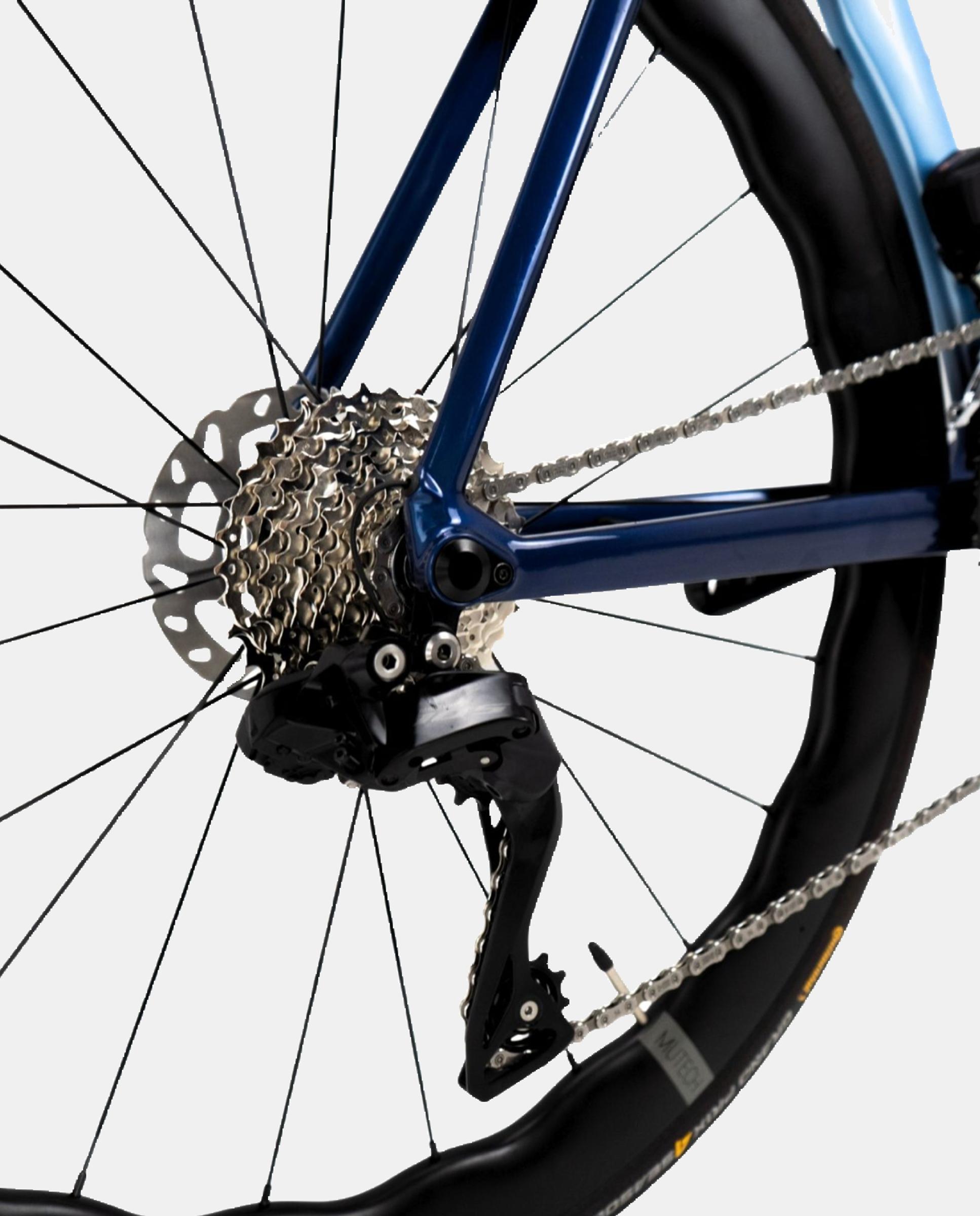 Bicicleta Carretera Unisex Ruta Rds 700 Rueda Carbono Rali - Azul Azul-3