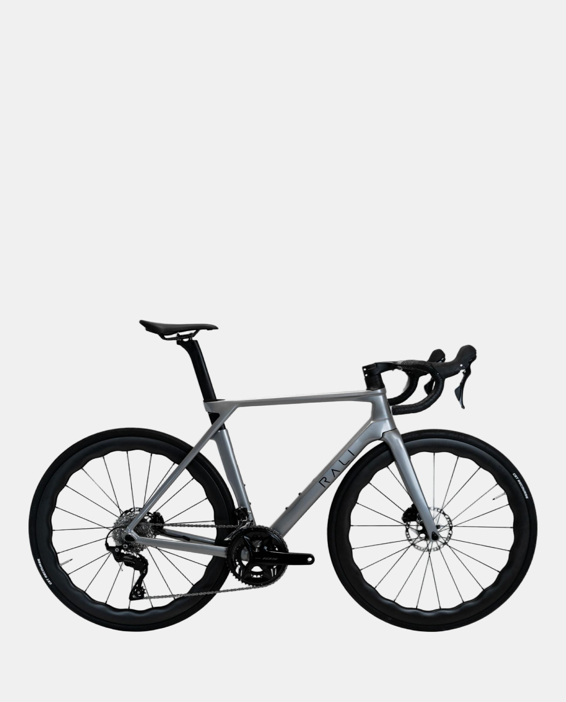 Imagen 0 de Bicicleta Carretera Unisex Ruta Rds 700 Rueda Carbono Rali Gris
