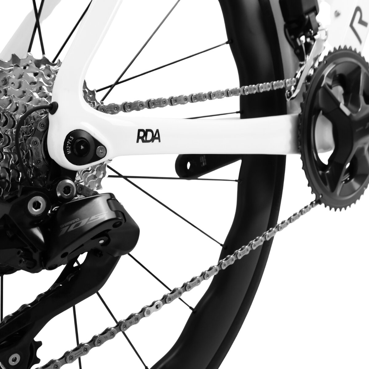 Bicicleta de Estrada RDS 105 MeC Branco-4