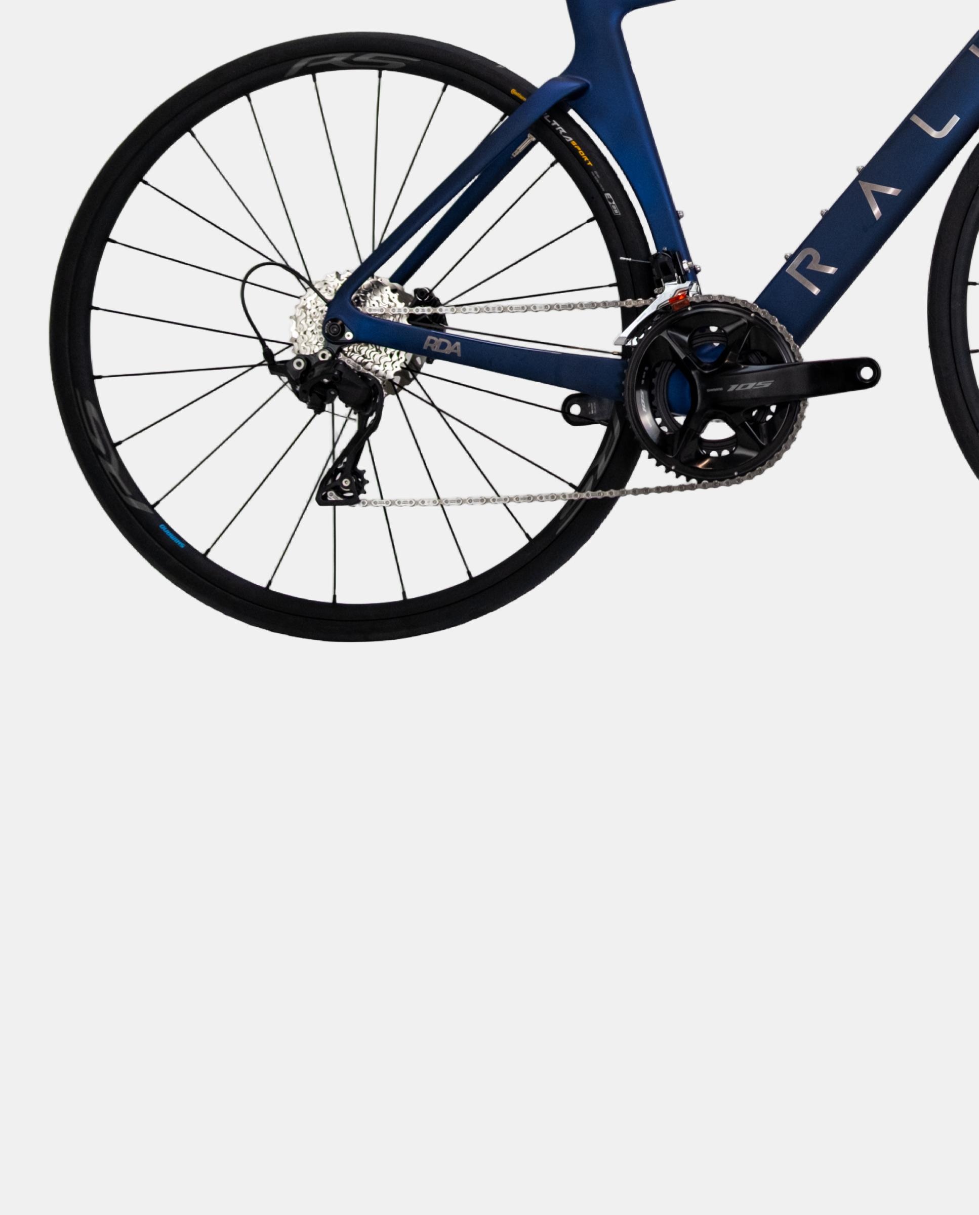 Bicicleta de Carretera Unisex RDA Rali - Azul Azul-3