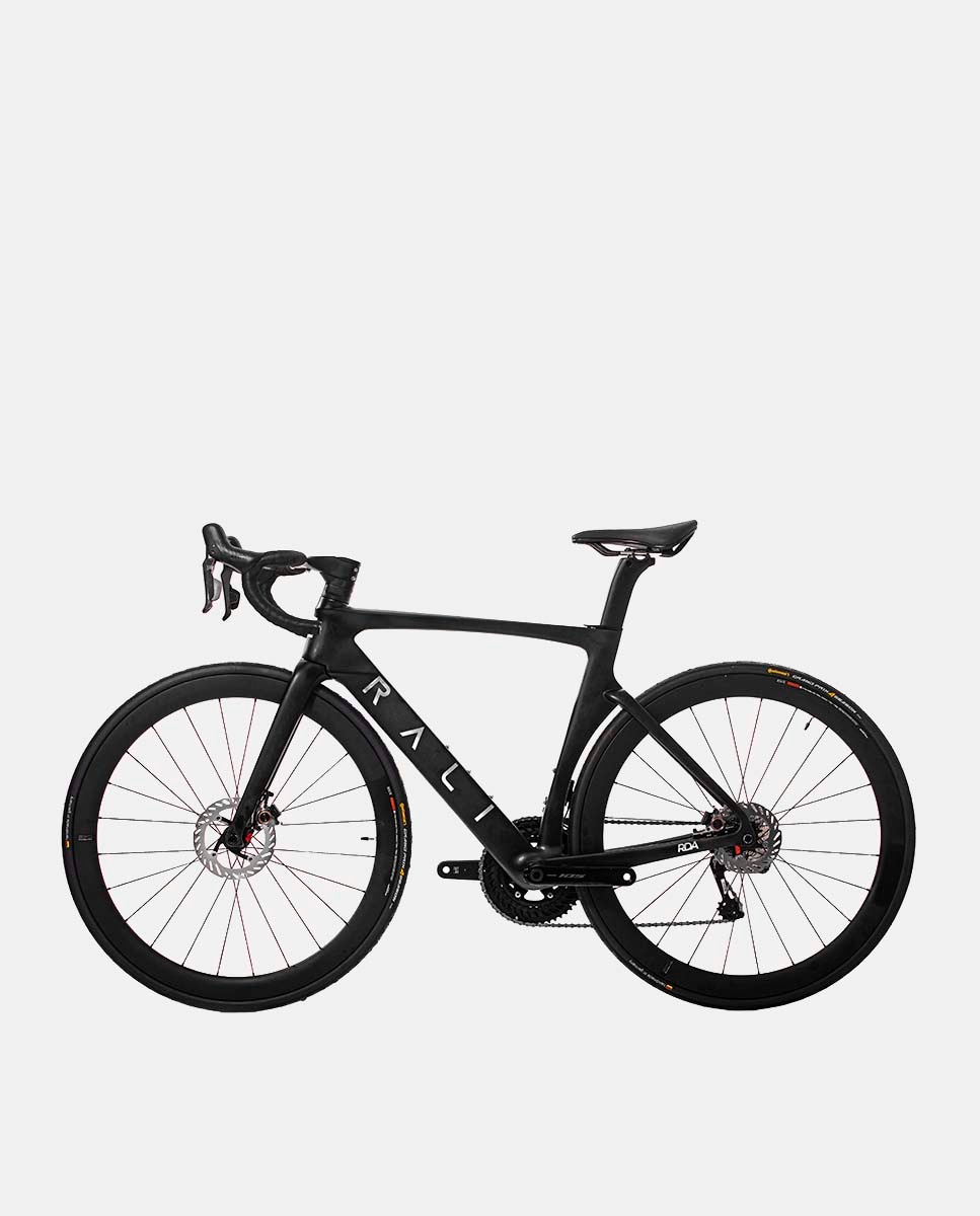 Bicicleta de Carretera Unisex Negra RDA Rali - Negro Negro-2
