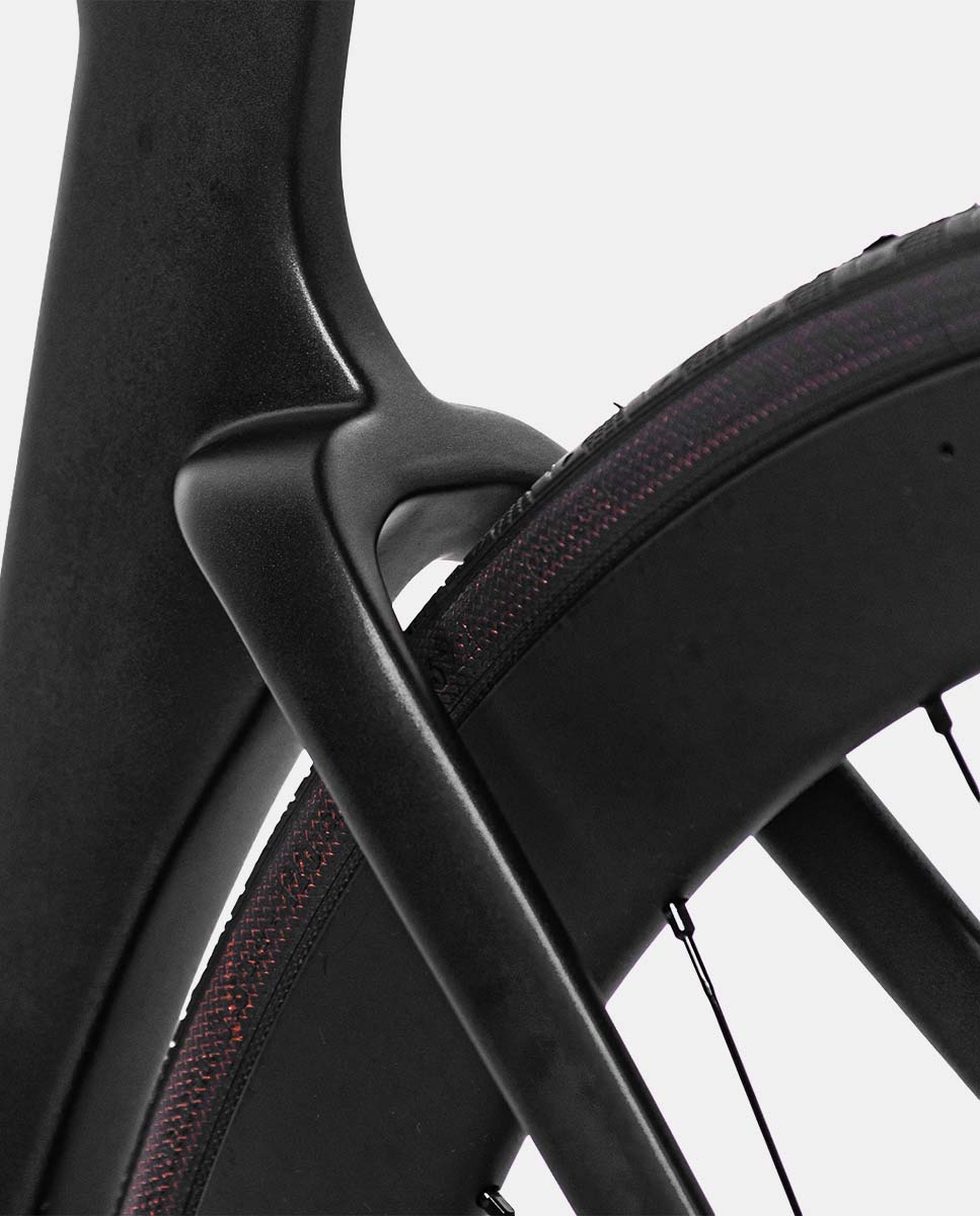 Bicicleta de Carretera Unisex Negra RDA Rali - Negro Negro-8