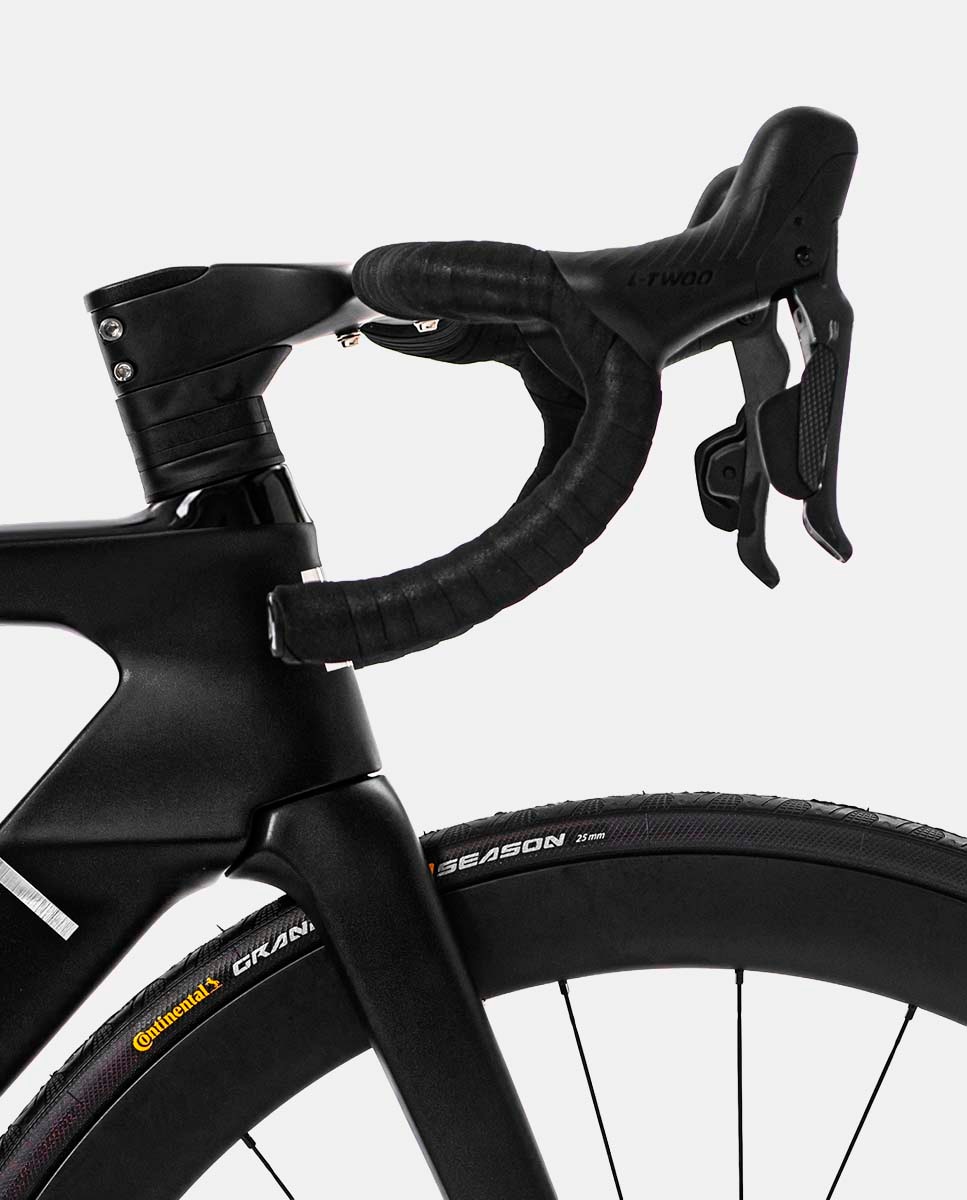 Bicicleta de Carretera Unisex Negra RDA Rali - Negro Negro-12