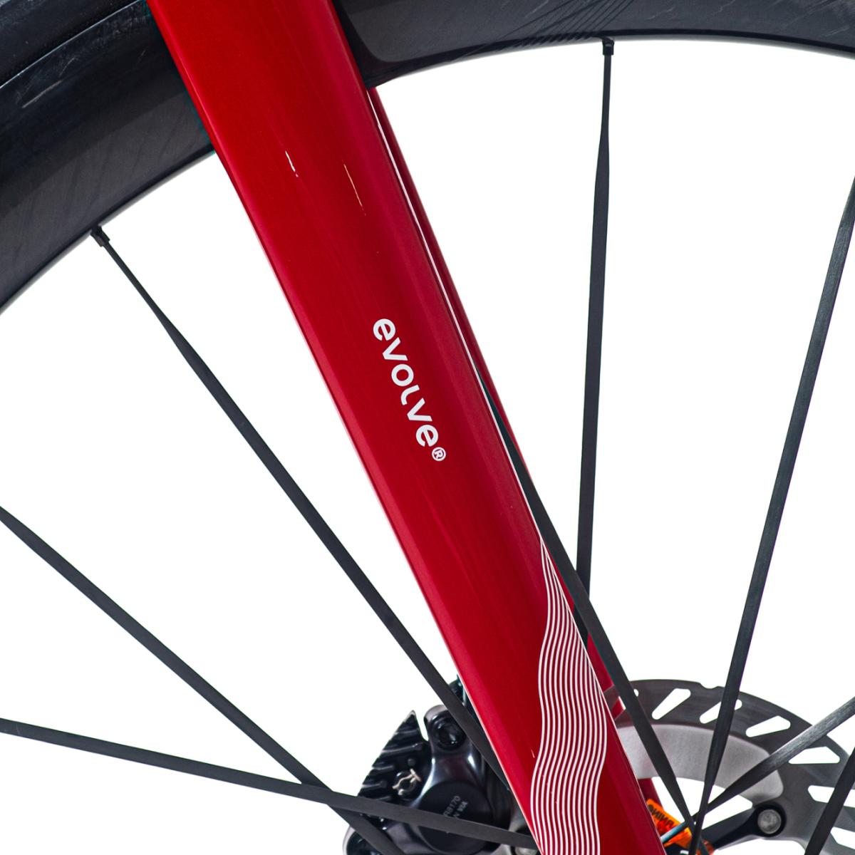 Bicicleta de Carretera Unisex Spain Federation EVOLVE-Rali - Rojo Rojo-8