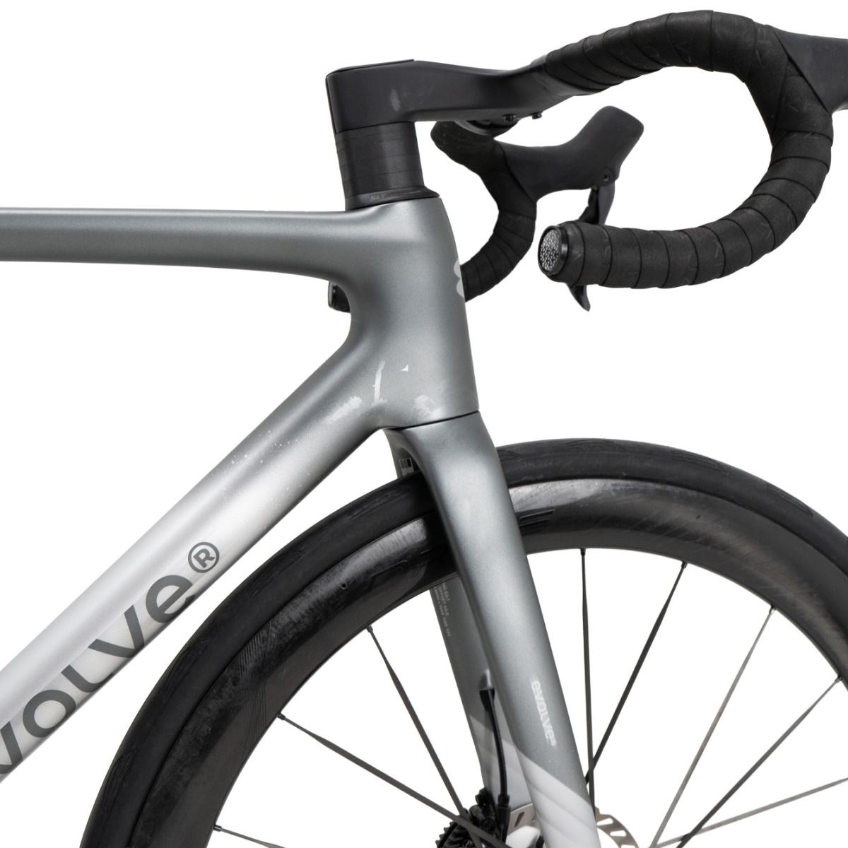 Bicicleta de Carretera Unisex Grey Mist EVOLVE-Rali - Gris Gris-3