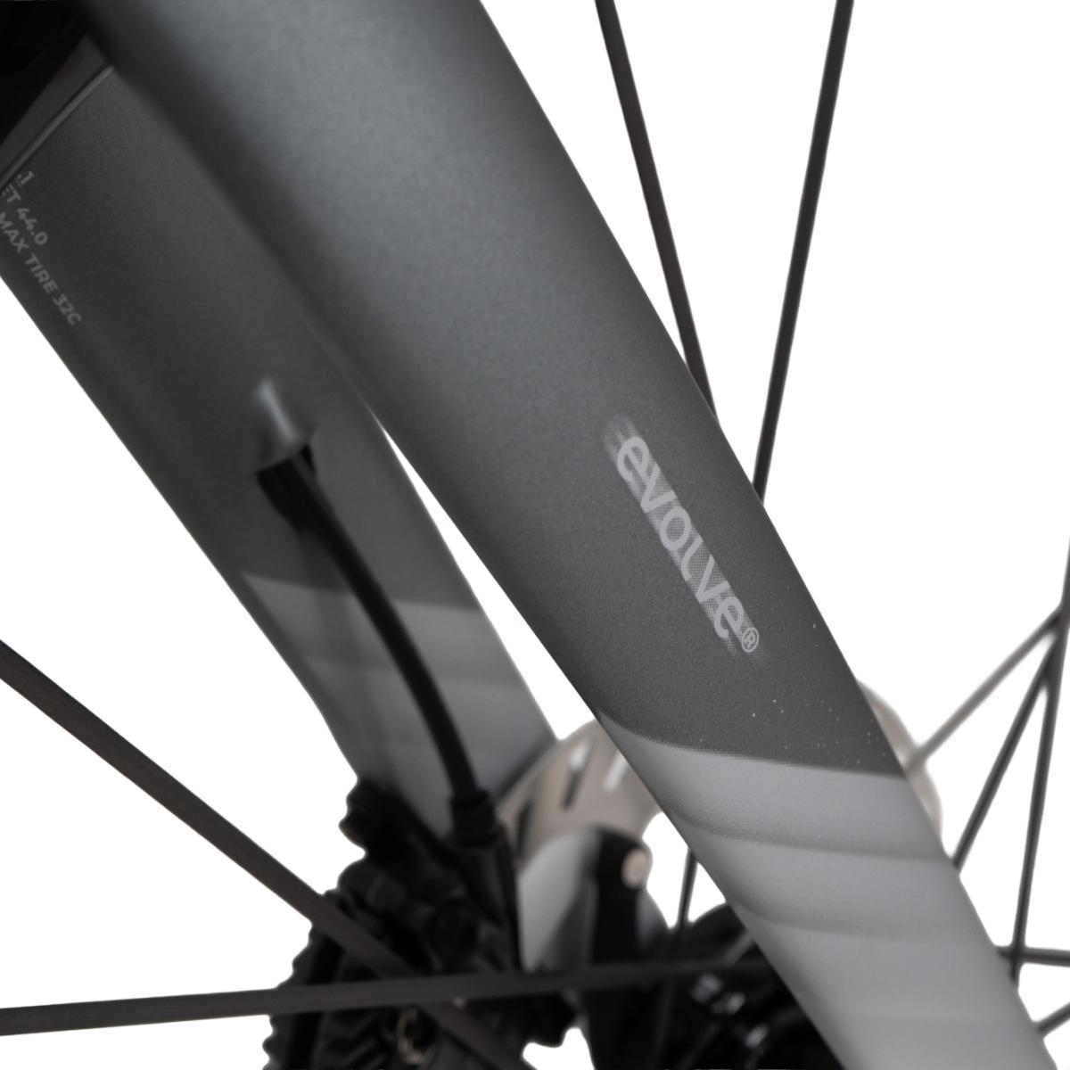 Bicicleta de Carretera Unisex Grey Mist EVOLVE-Rali - Gris Gris-5