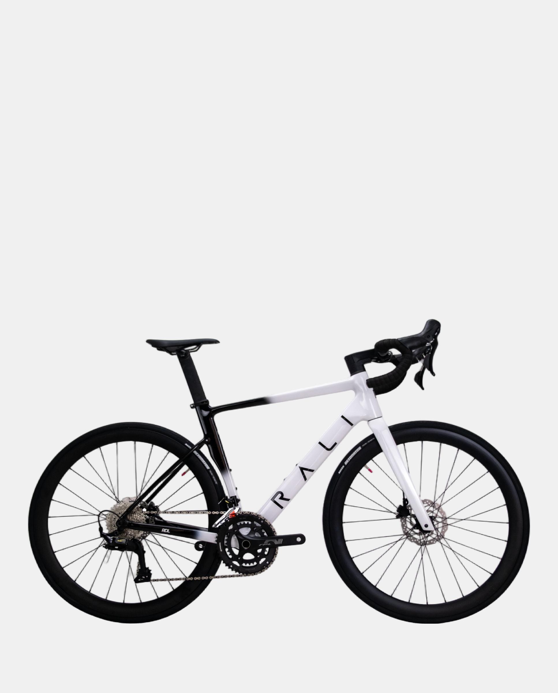 Imagen 0 de Bicicleta de Carretera Unisex Negra Blanca RDL Rali Negro / Blanco