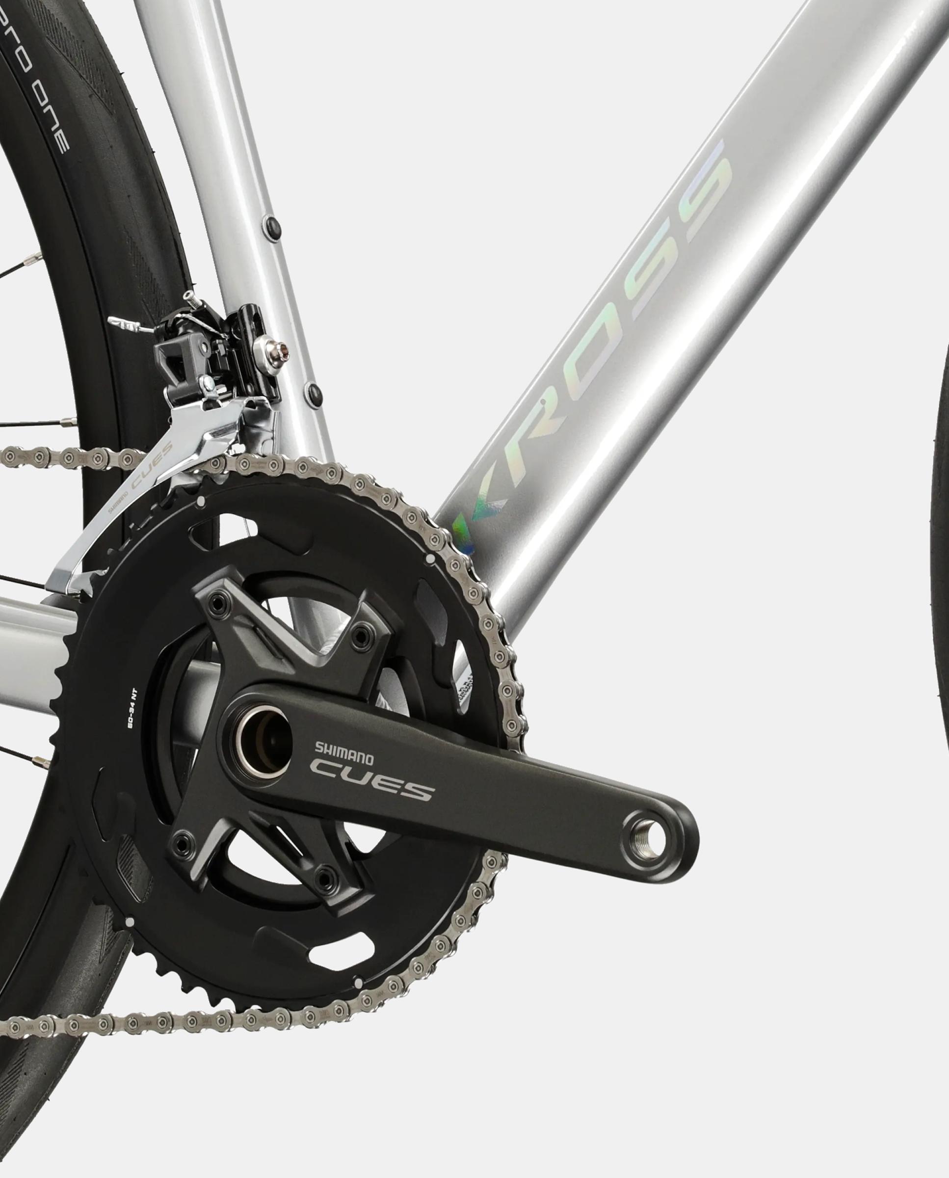 Bicicleta de carretera de Hombre Alta 2.0 Kross - Plateado Plateado-7