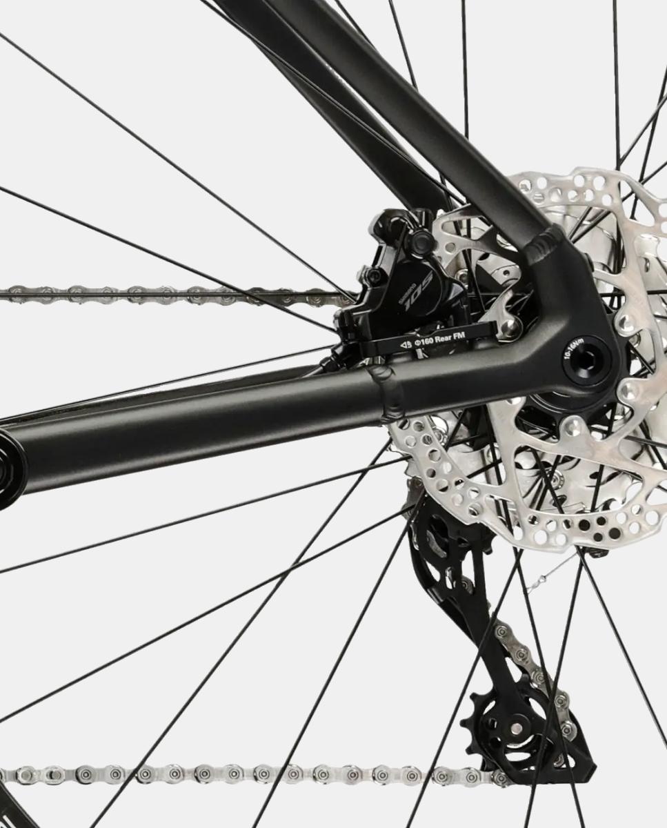 Bicicleta de carretera de Hombre Alta 4.0 Kross - Negro / Gris Negro / Gris-4