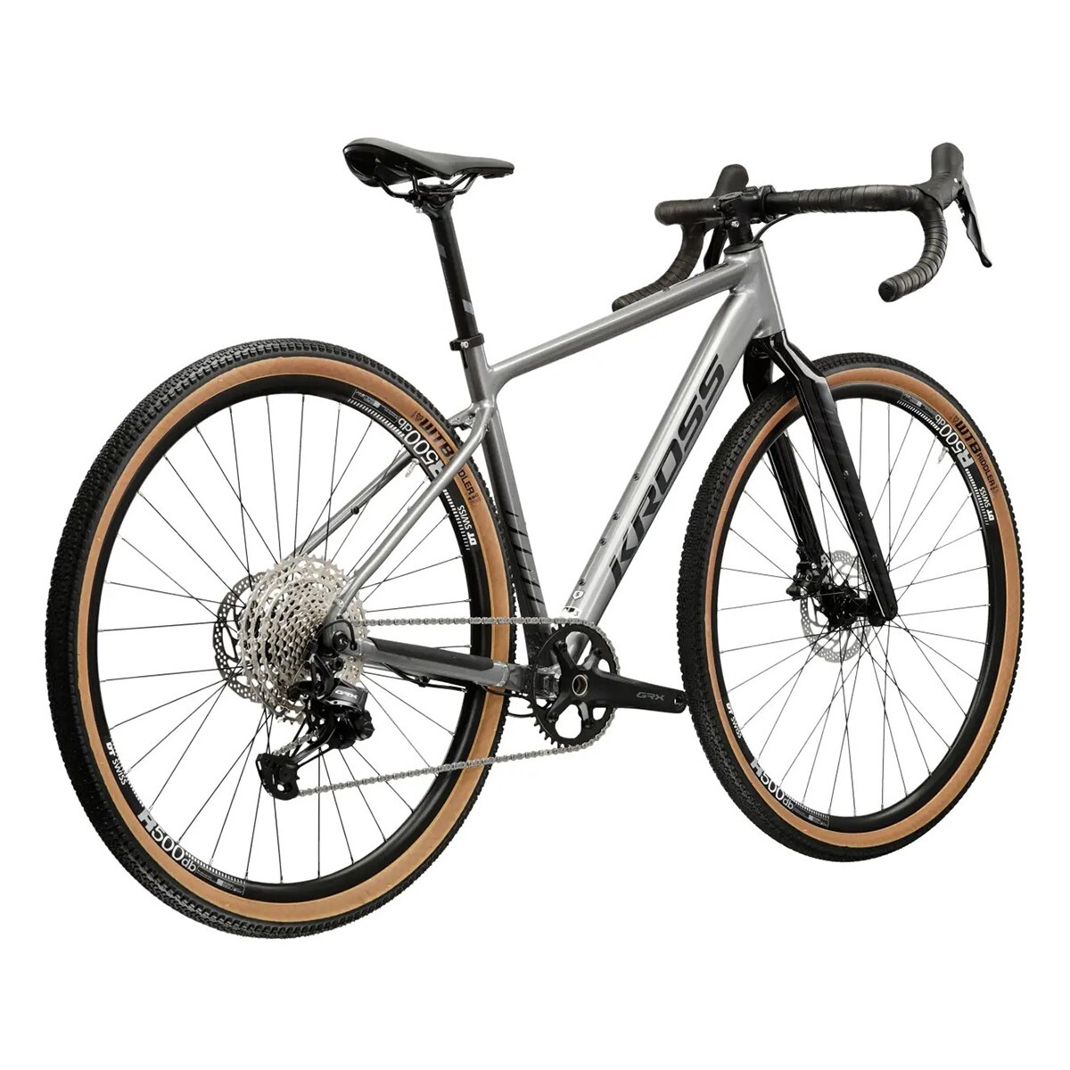 BICICLETA GRAVEL HOMBRE ESKER 5.0 Kross - Gris Gris-2