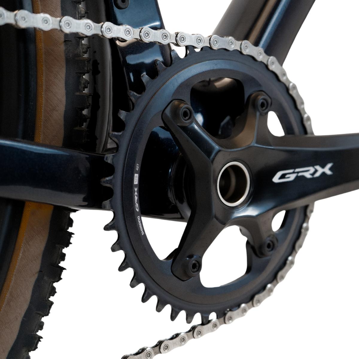 Imagen 4 de Bicicleta Gravel Llanta 700 Talla S Color Azul Grupo Grx - Azul Azul
