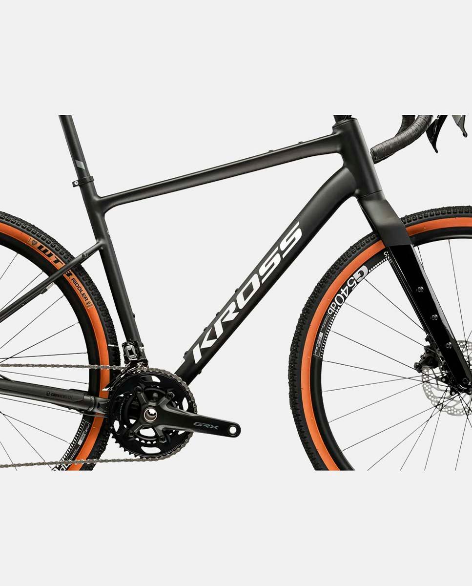 Bicicleta de Gravel de Hombre Esker 6.0 Kross - Negro / Blanco Negro / Blanco-14