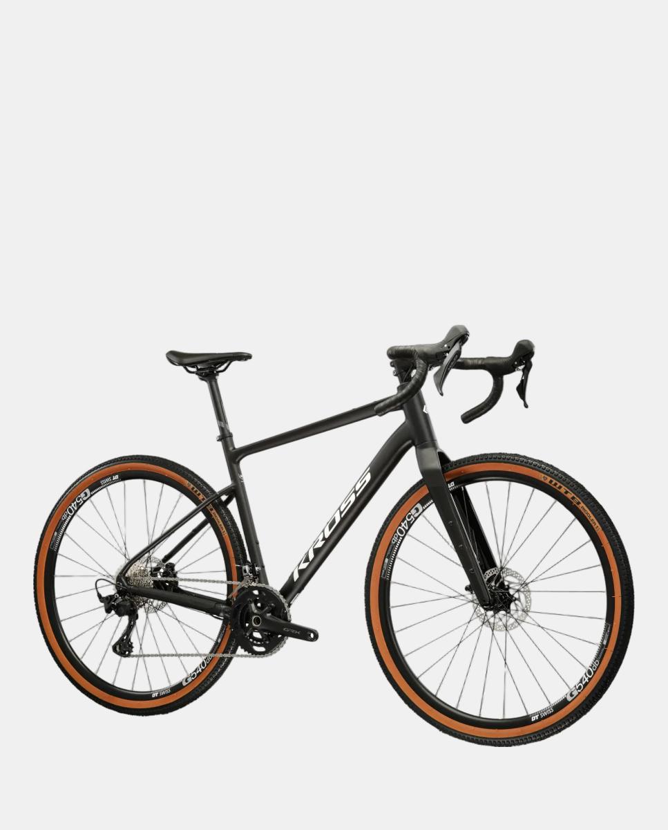 Bicicleta de Gravel de Hombre Esker 6.0 Kross - Negro / Blanco Negro / Blanco-2