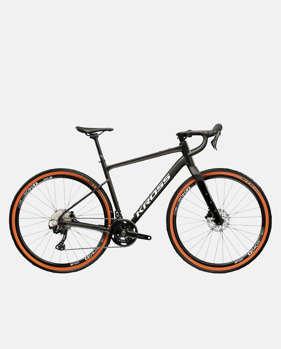 Bicicleta de Gravel de Hombre Esker 6.0 Kross - Negro / Blanco Negro / Blanco-4