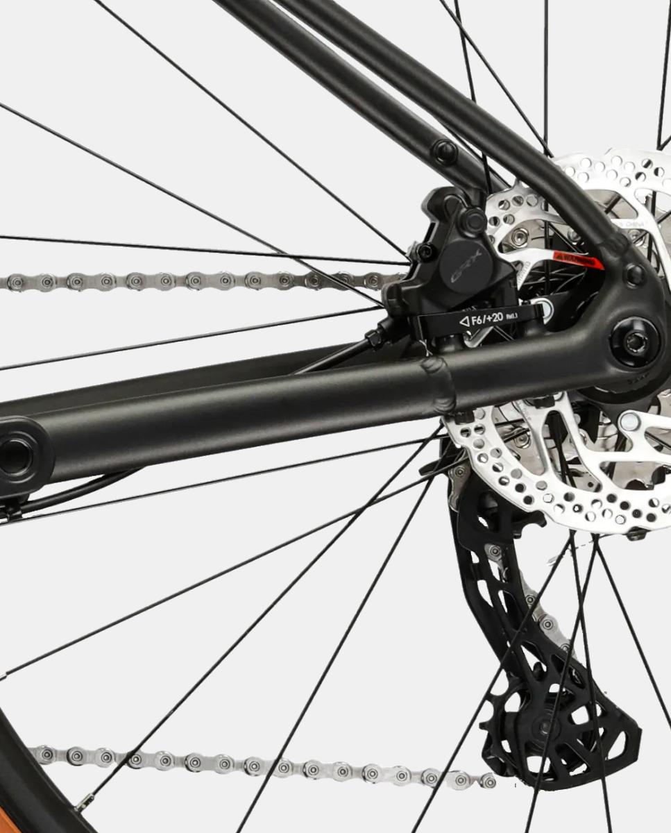 Bicicleta de Gravel de Hombre Esker 6.0 Kross - Negro / Blanco Negro / Blanco-14
