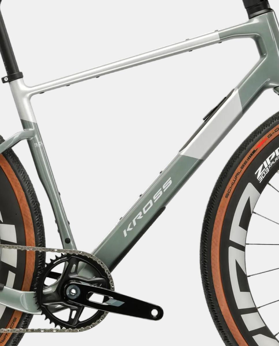 Bicicleta de Gravel de Hombre Esker ADV 3.0 Kross - Marrón Marrón-5